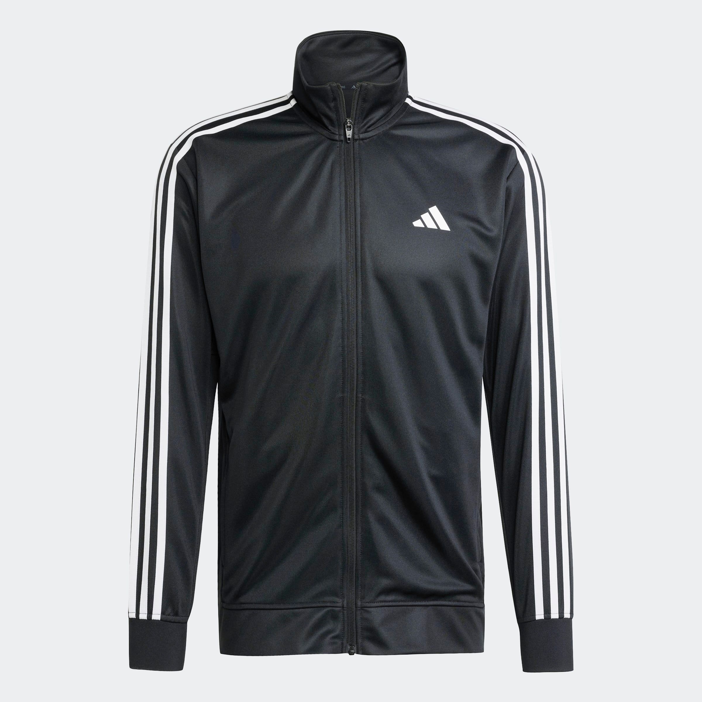Adidas Performance Herren Trainingsjacke »TR-ES 3S T-TOP« in schwarz, Größe M