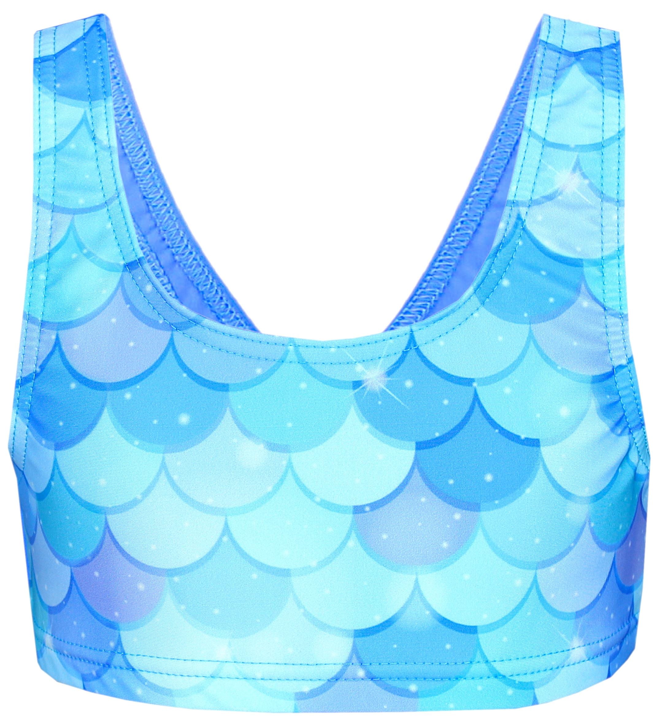 AQUARTI Bustier-Bikini »Bikini Mädchen Sport Bikini Racerback Bustier & Bikinislip«