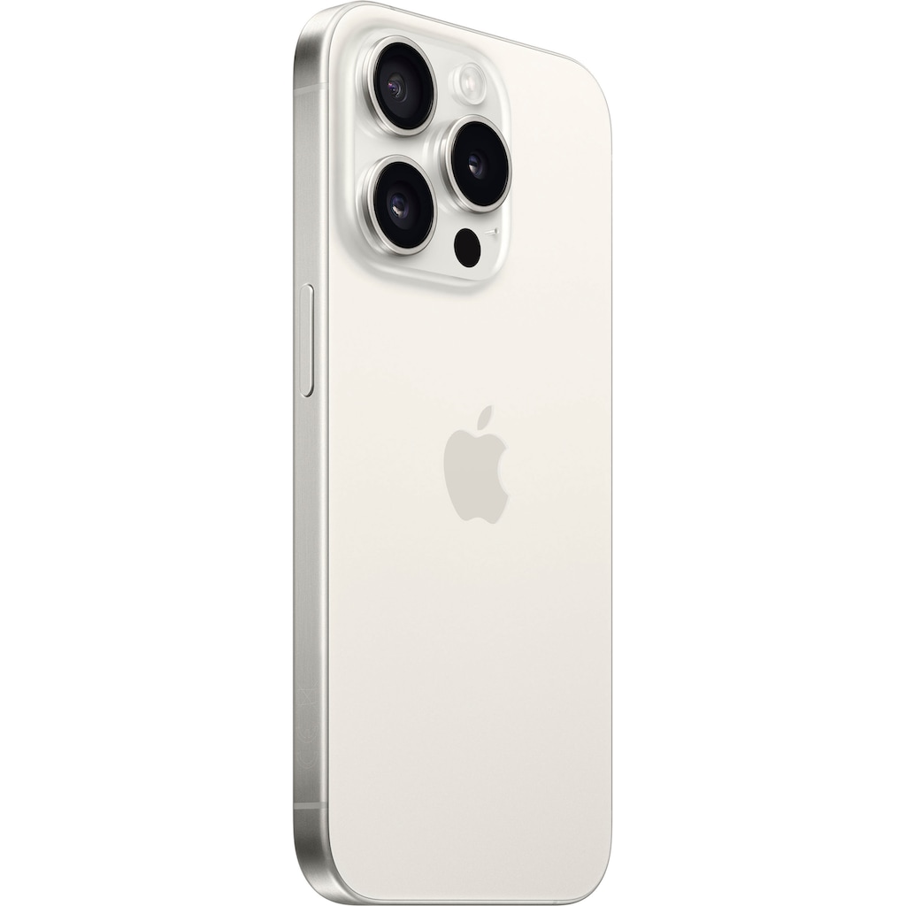 Apple Smartphone »iPhone 15 Pro 256GB«, white titanium, 15,5 cm/6,1 Zoll, 256 GB Speicherplatz, 48 MP Kamera