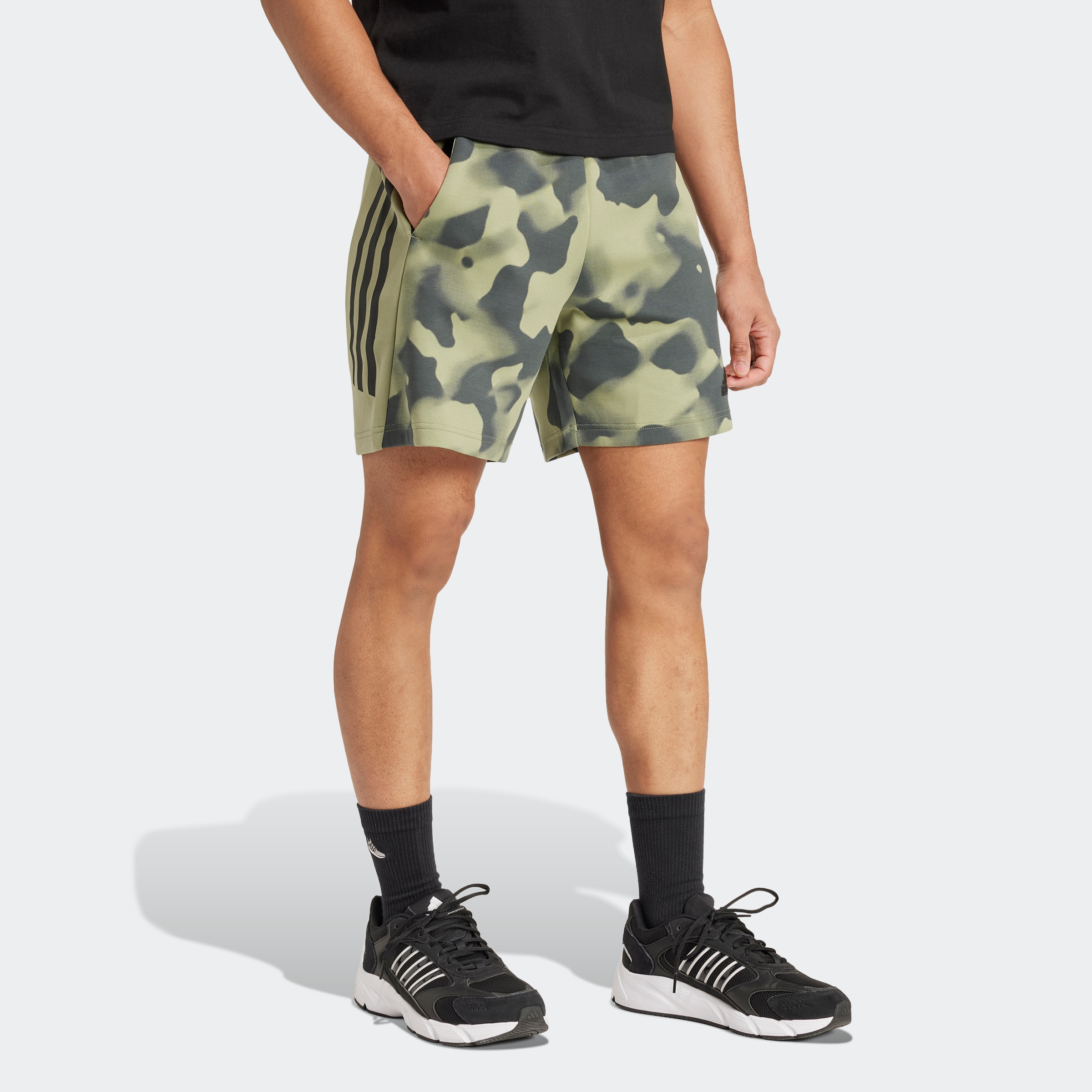adidas Sportswear Shorts »M FI 3S SHO AOP«, (1 tlg.)
