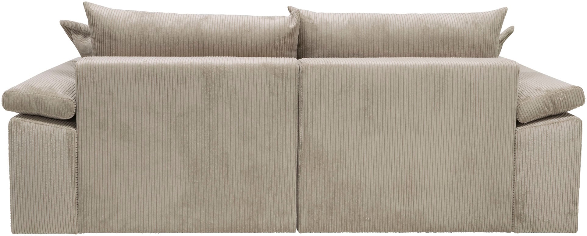 Home affaire Ecksofa »Soft&Cosy XL L-Form - Breite 246 cm«, Mega-Sofa, in Cord, Federkern-Polsterung
