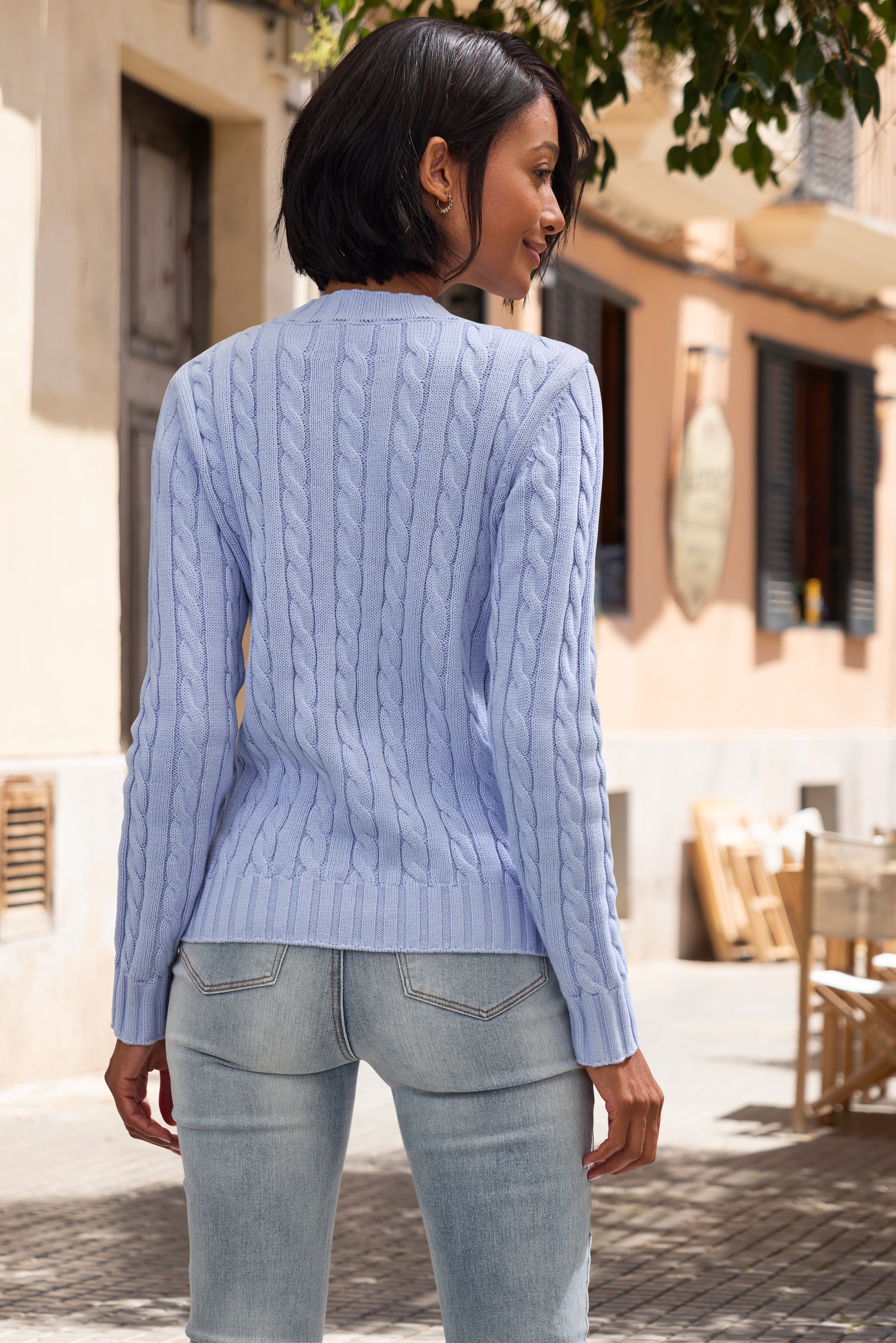 LASCANA Rundhalspullover