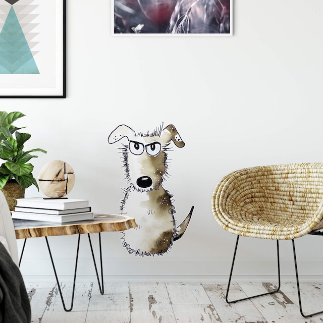Wall-Art Wandtattoo »Lebensfreude - Kleiner Hund«, (1 St.) im OTTO Online  Shop