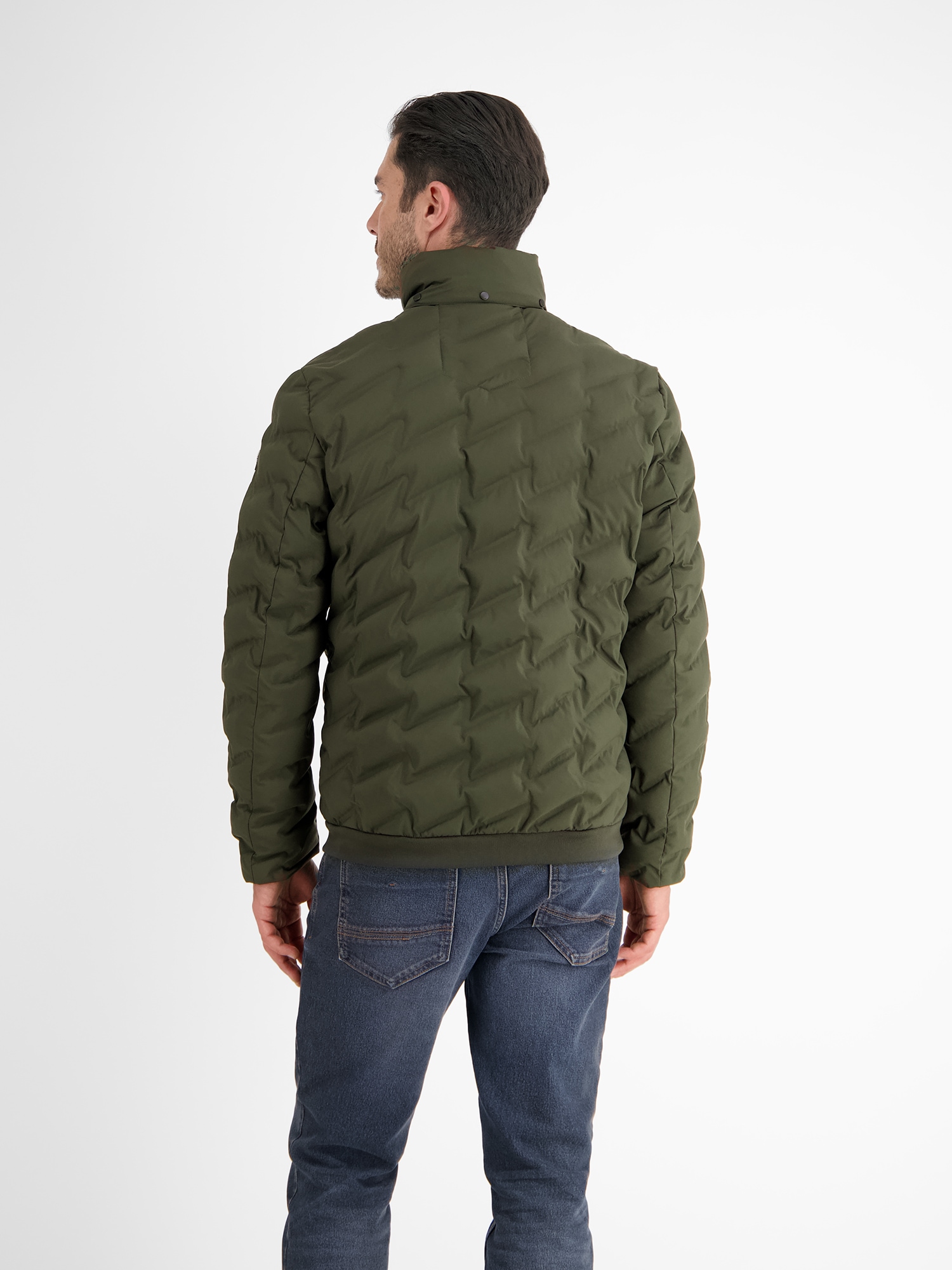 LERROS Outdoorjacke »LERROS Sportive Funktions-Steppjacke für Herren«, mit Kapuze, Wasser- und windabweisend