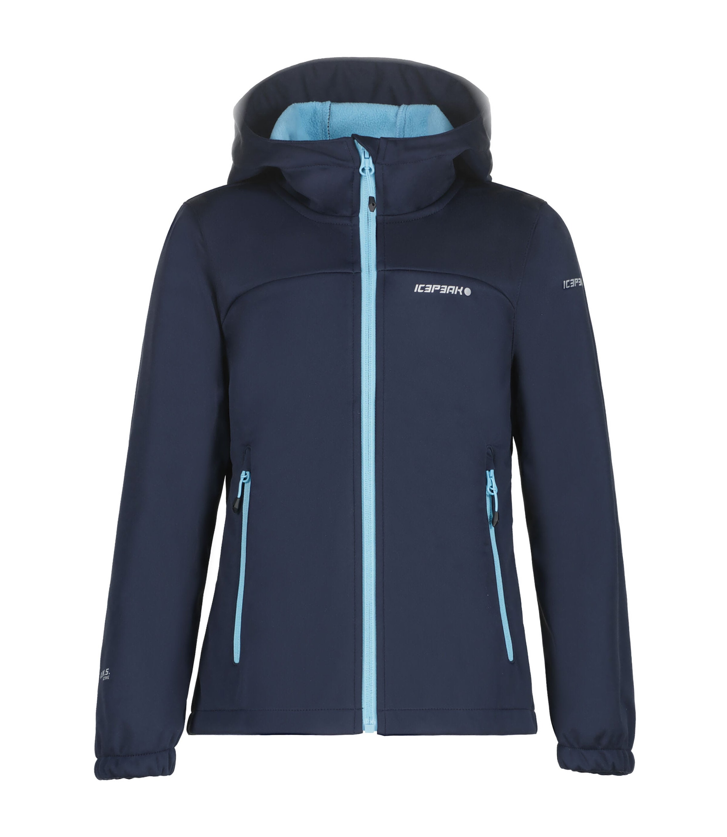 Icepeak Softshelljacke »KULM JR« 1 Stk. tlg. mit Kapuze für Kinder und Jugendliche, mit Kapuze, mit Fleece-Futter