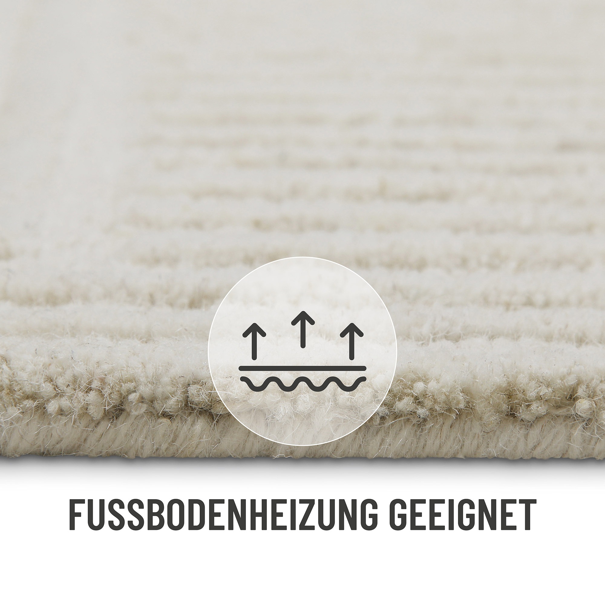 Wecon home Wollteppich »Hamptons THIRTYSIX«, rechteckig, 15 mm Höhe, Läufer, Schurwolle, Kurzflor, Wohnzimmer, Schlafzimmer, elegant, Retro