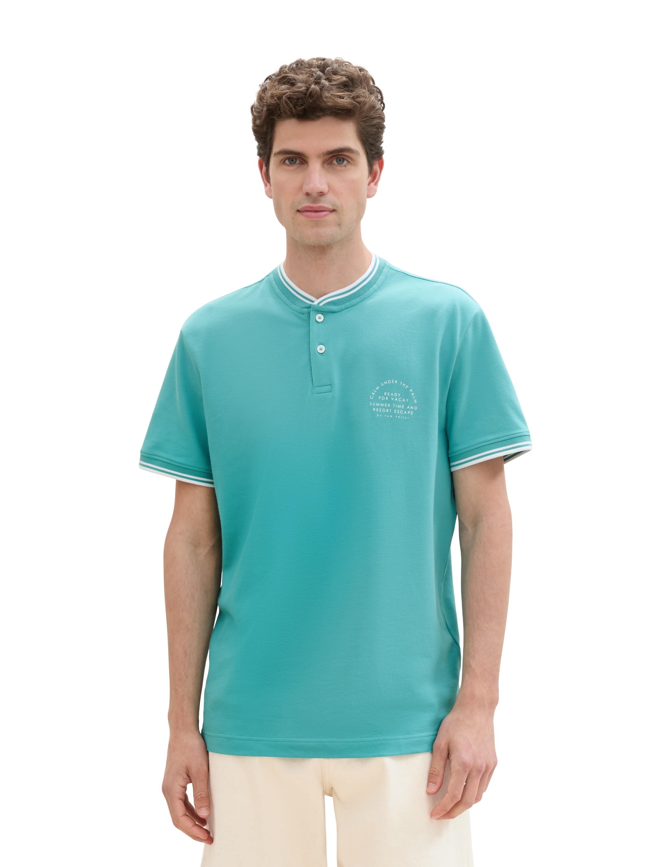 TOM TAILOR Poloshirt, mit Print
