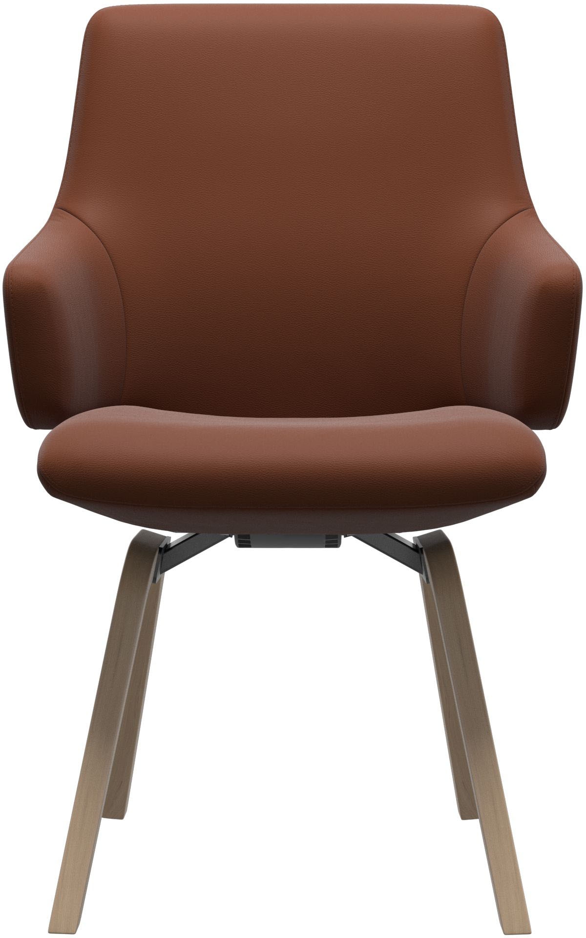 Stressless® Polsterstuhl »Laurel«, Leder PALOMA, Low Back mit Armlehne, Größe L, mit schräggestellten Beinen in Eiche