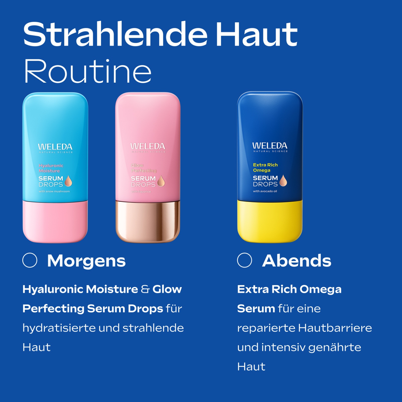 WELEDA Gesichtsserum »Extra Rich Omega Serum Drops« stärkt die Hautbarriere, schenkt deiner Haut neue Energie und Pflege