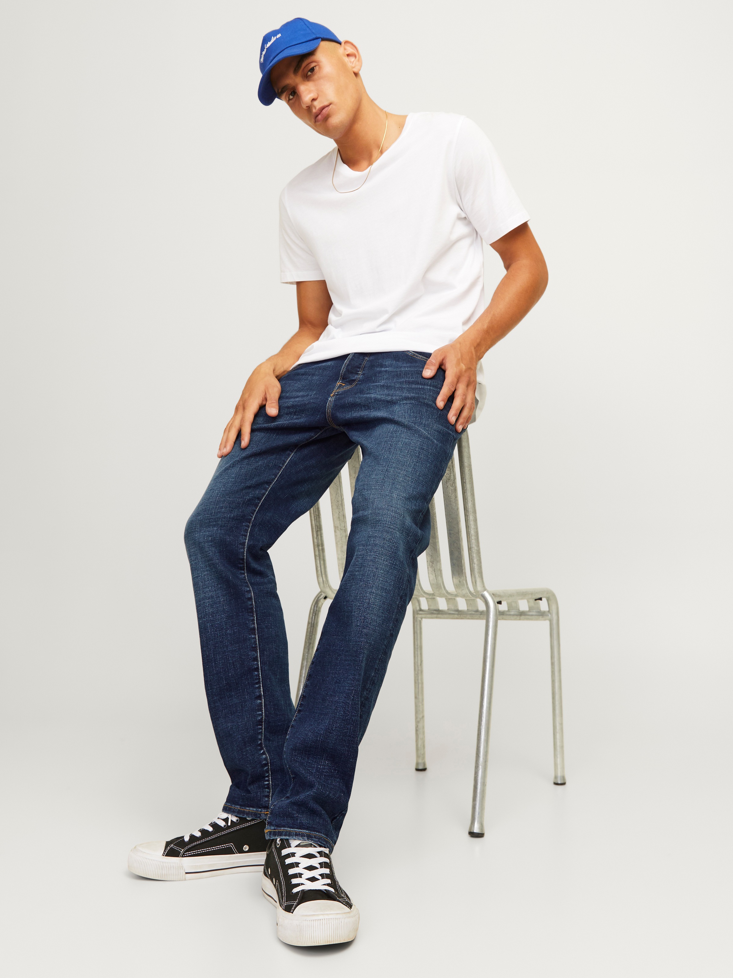 Jack & Jones Tapered-fit-Jeans »JJIMIKE JJFOX CB 055«