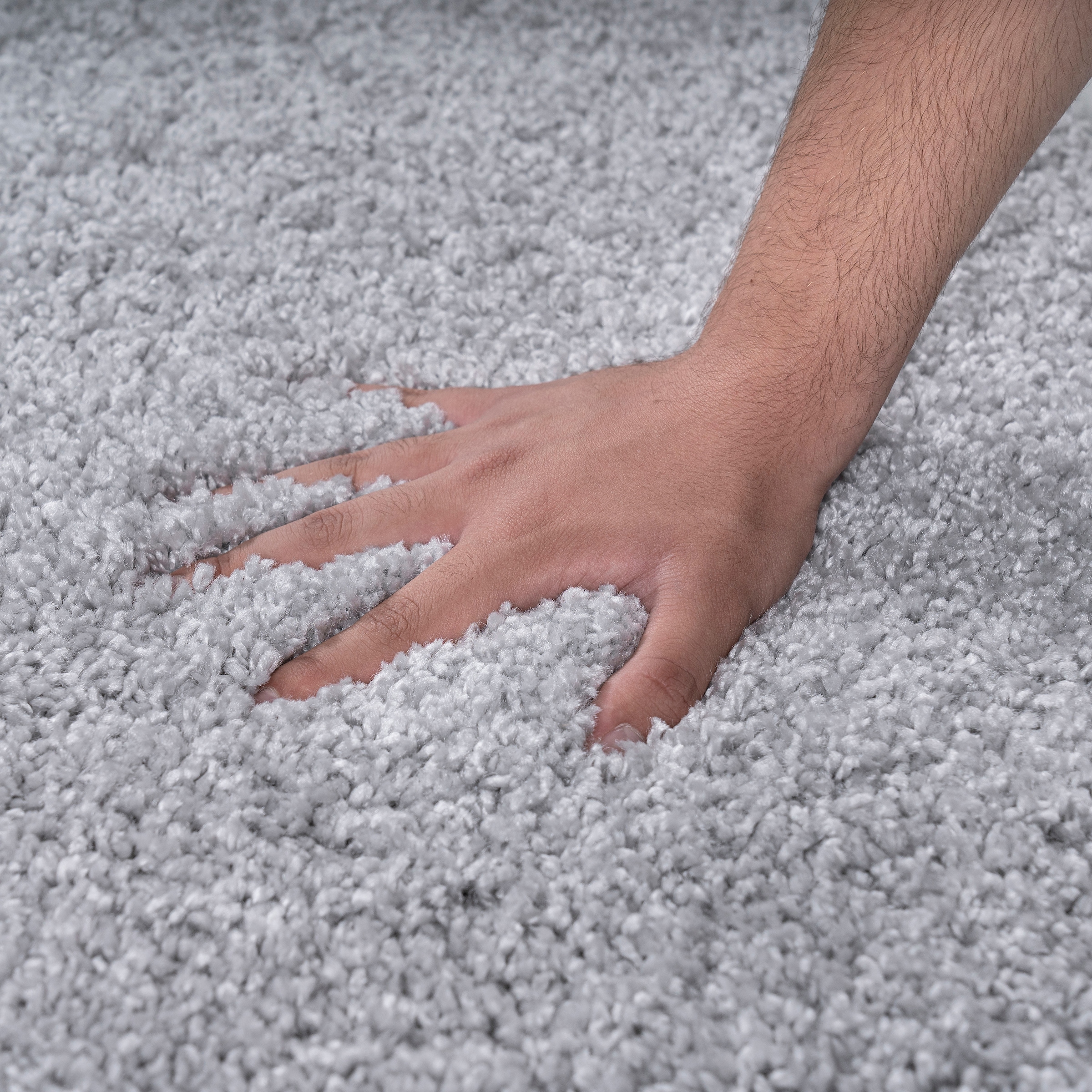 my home Hochflor-Teppich »Shaggy 30« rechteckig 30 mm Höhe Teppich, Uni Farben, besonders weich und kuschelig, Kundenliebling