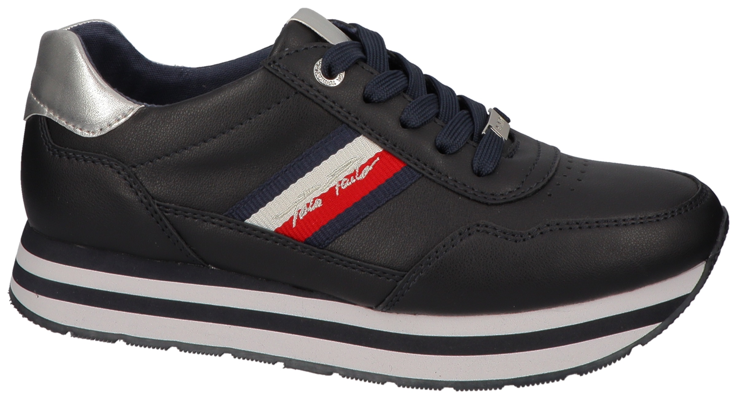 TOM TAILOR Plateausneaker, mit gestreiftem Plateau kaufen