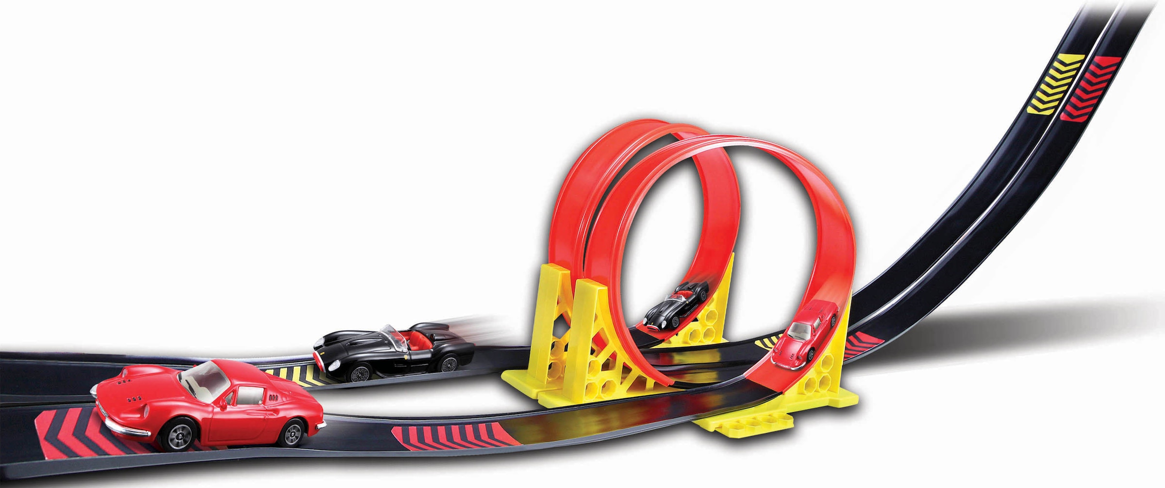 Bburago Spiel-Gebäude »Race and Play - Dual Loop«, inklusive 2 Fahrzeuge