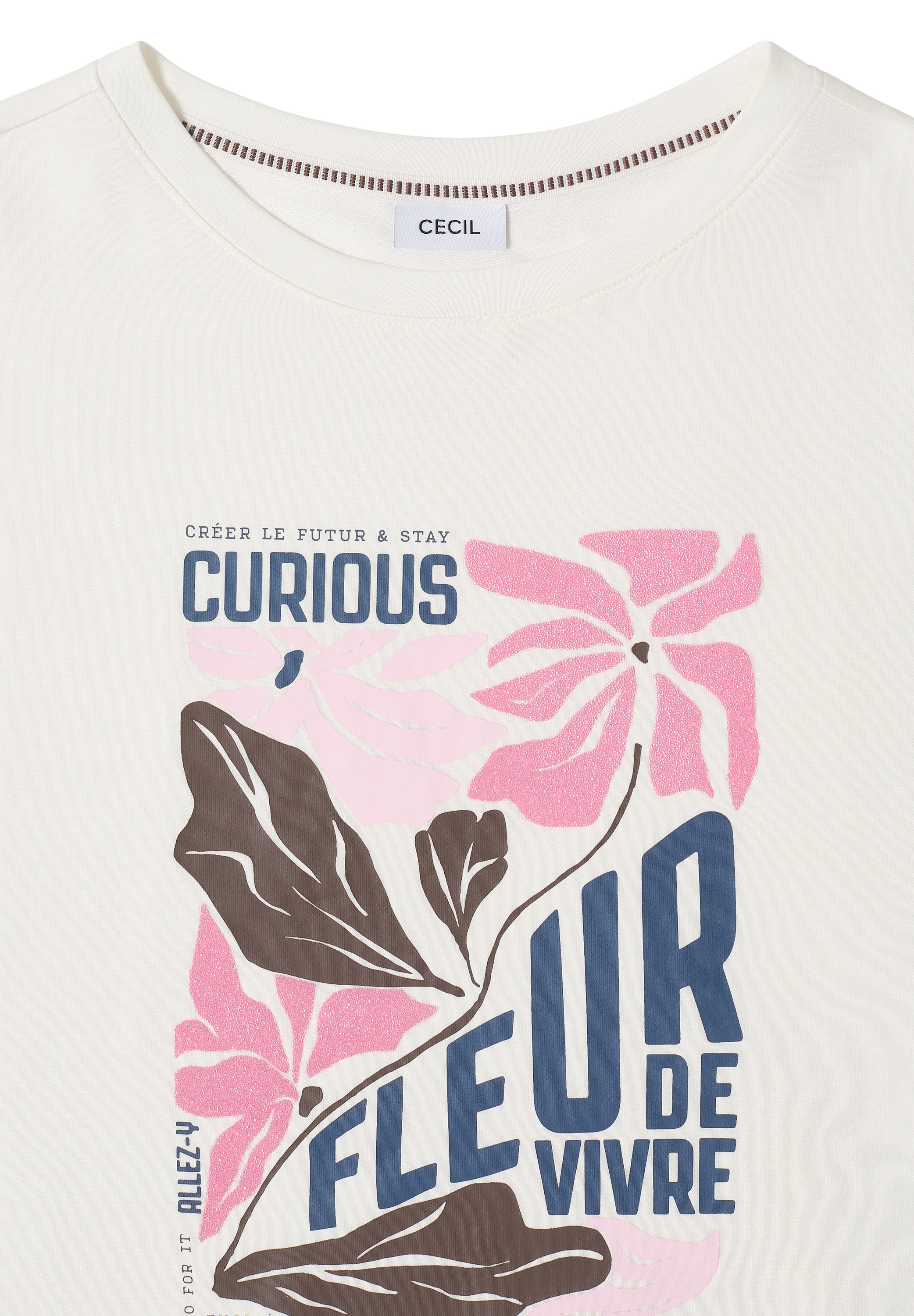 Cecil T-Shirt Sommershirt mit Frontprint