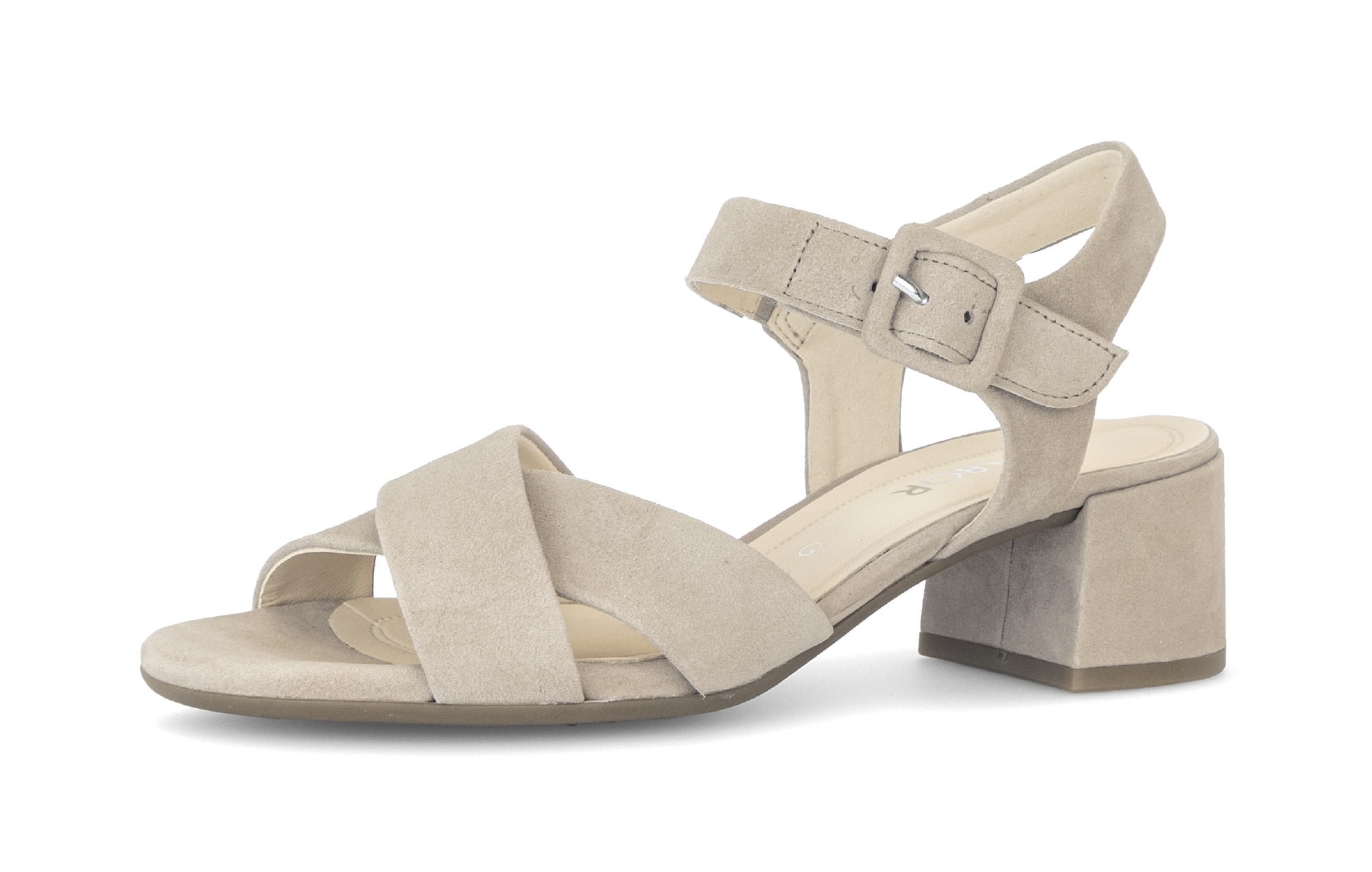 Gabor Sandalette »Tunis«  Blockabsatz, Sommerschuh mit Kreuzbandage, Weite G (=weit)