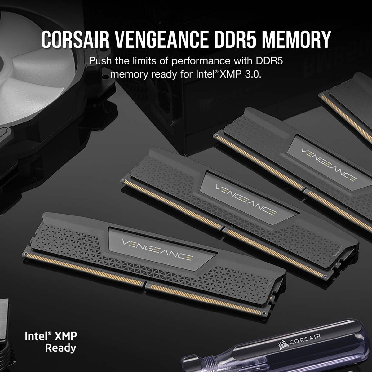 Corsair Arbeitsspeicher »VENGEANCE DDR5 6400MT/s 32GB (2x16GB)«, Intel optimiert