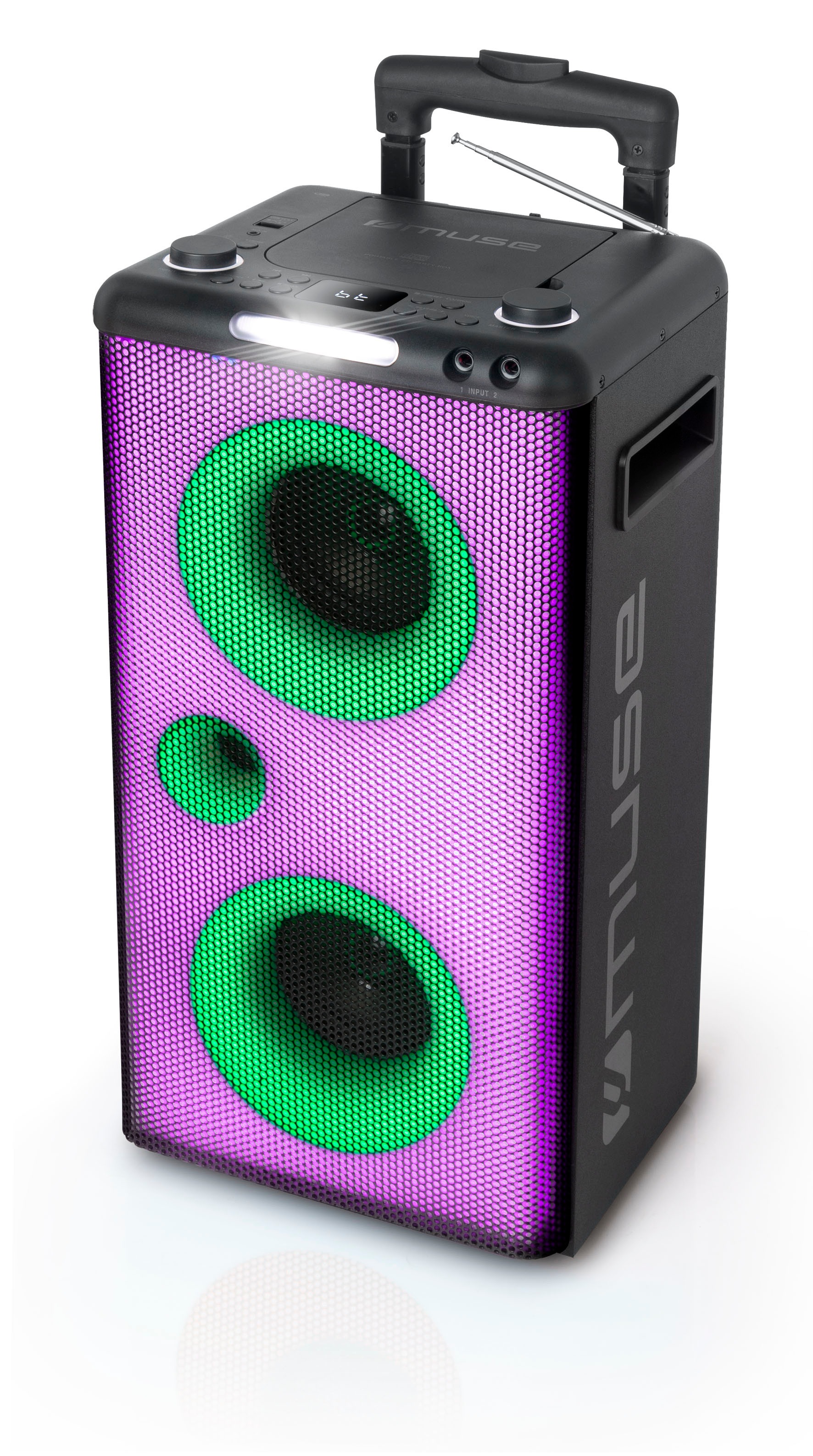 Muse MP3-Player »M-1928 DJ«, Bluetooth Party Box Lautsprecher