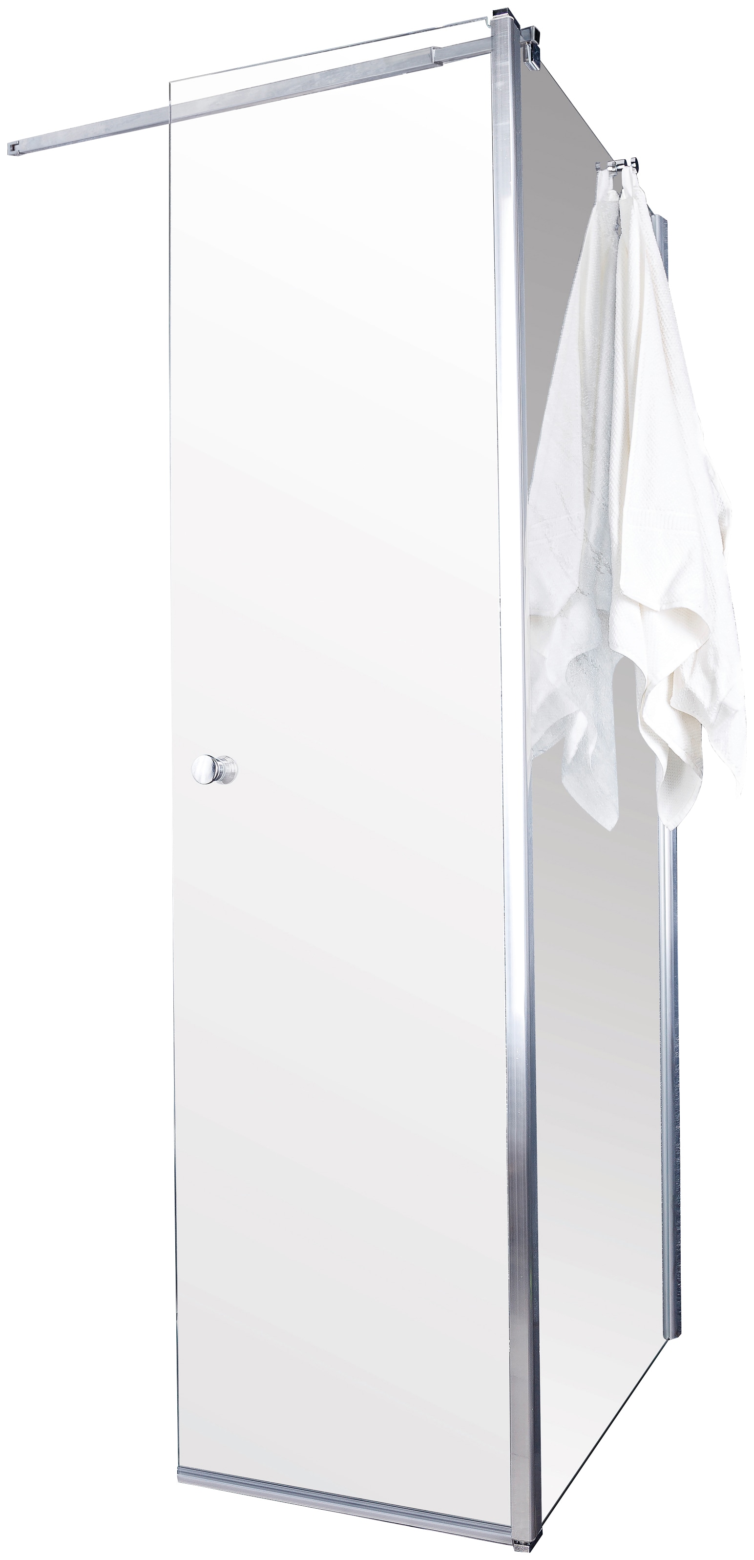 Sanotechnik geteilte Dusch-Flügeltür »Sanoflex Grande«, mit Seitenwand