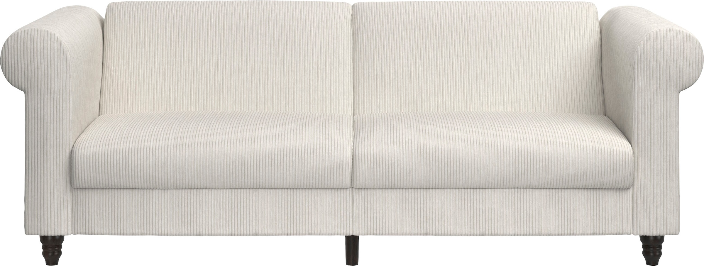 Dorel Home 3-Sitzer »Felix II, Schlafsofa 236cm, (Liegefläche 108x190cm), Rückenlehne«, 3-fach verstellbar, Sitzhöhe 46 cm, Cord