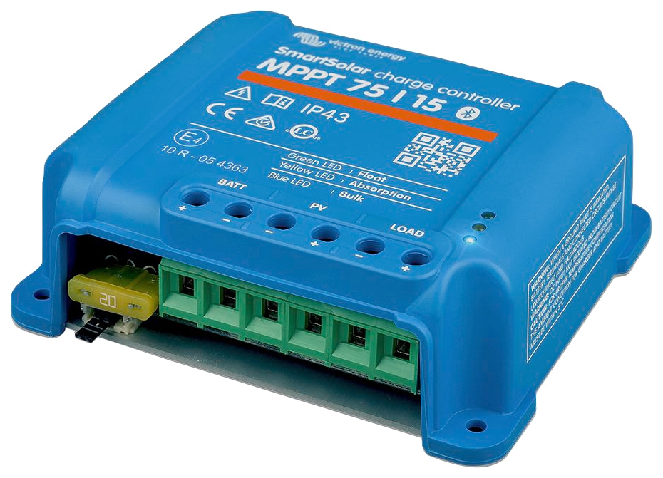 Offgridtec Solarladeregler »SmartSolar« Integriertes Bluetooth-Modul in schwarz