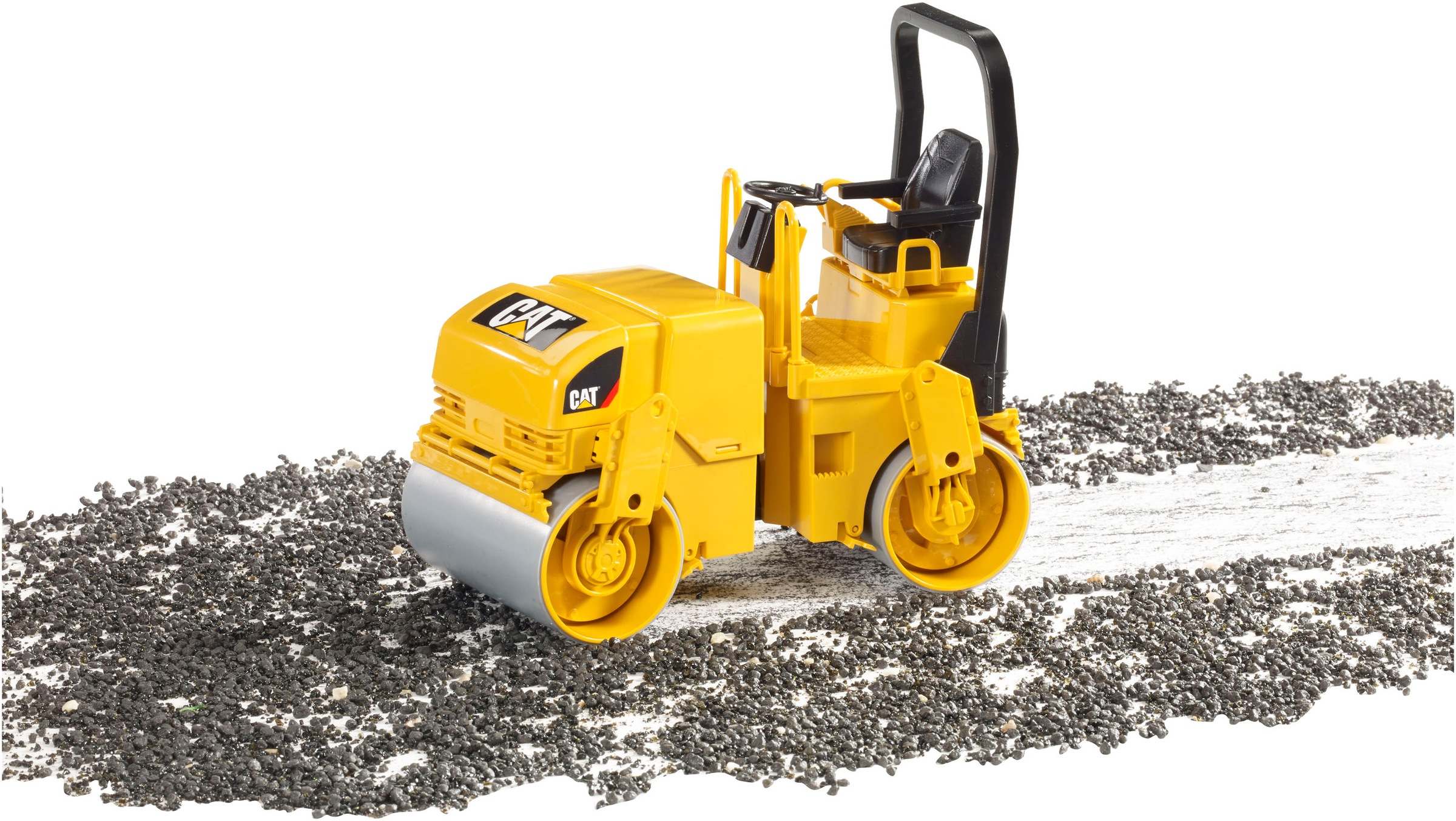Bruder® Spielzeug-Walze »Cat Tandem Vibrationswalze 18 cm (02433)« Made in Europe