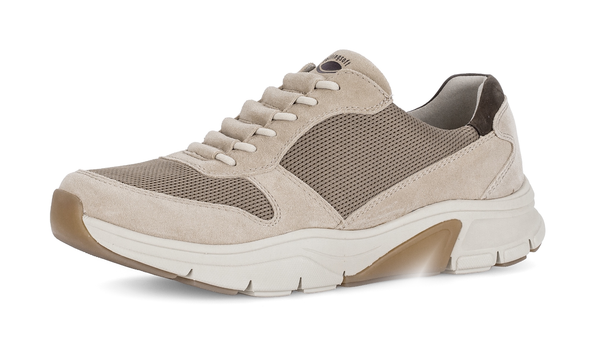 rollingsoft Slip-On Sneaker  , Freizeitschuh, Slipper mit Kontrastbesatz an der Ferse, G-Weite