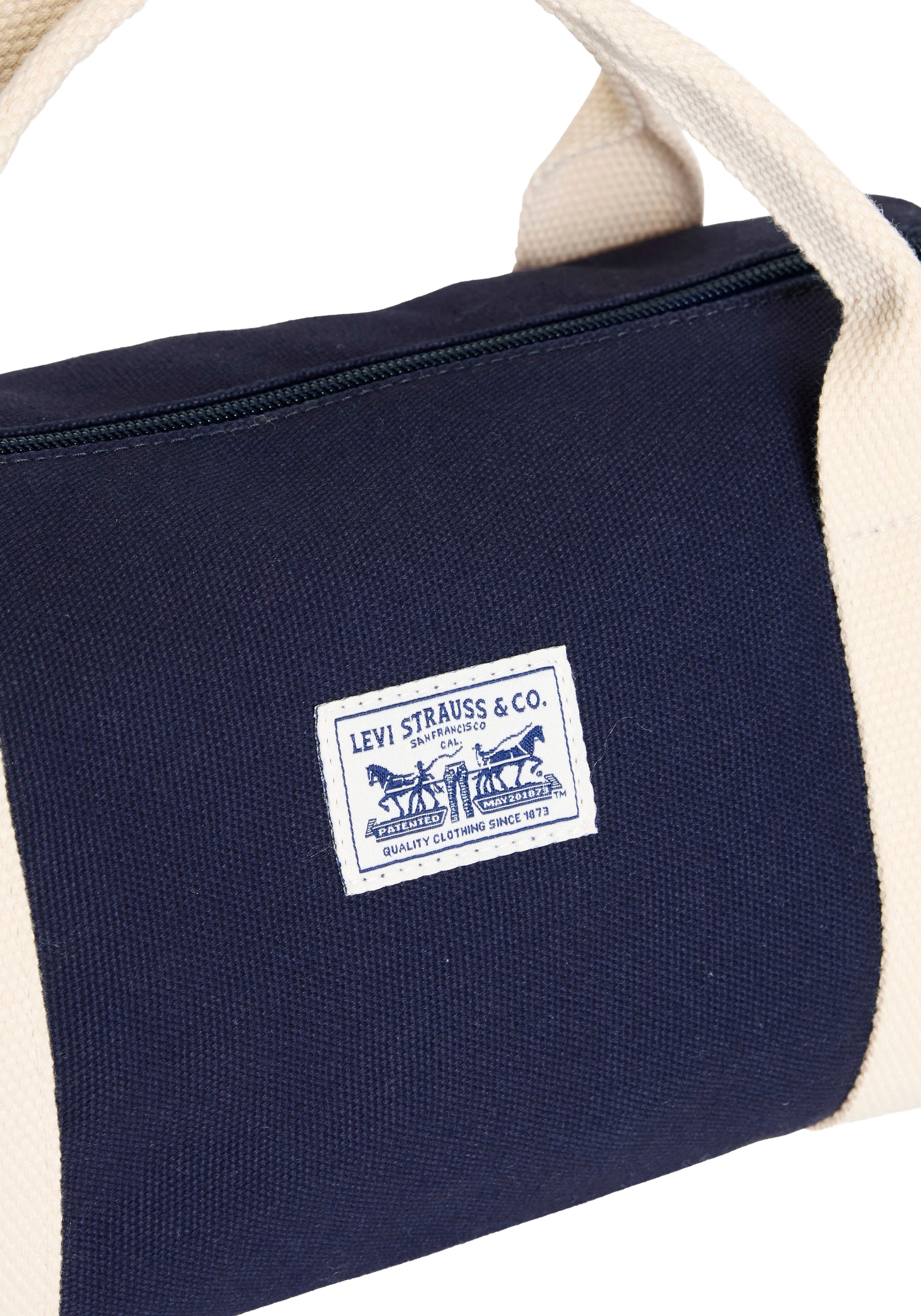 Levi's® Beuteltasche »HARLEY SMALL BARREL« Canvas-Tasche mit Kontrast-Details und Logo-Badge