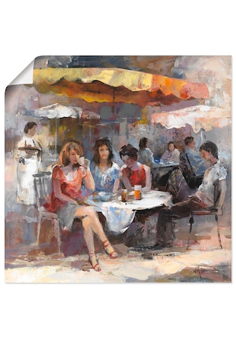 Artland Wandbild »Damen im Café II«, Gruppen & Familien, (1 St.), als Leinwandbild,... kaufen
