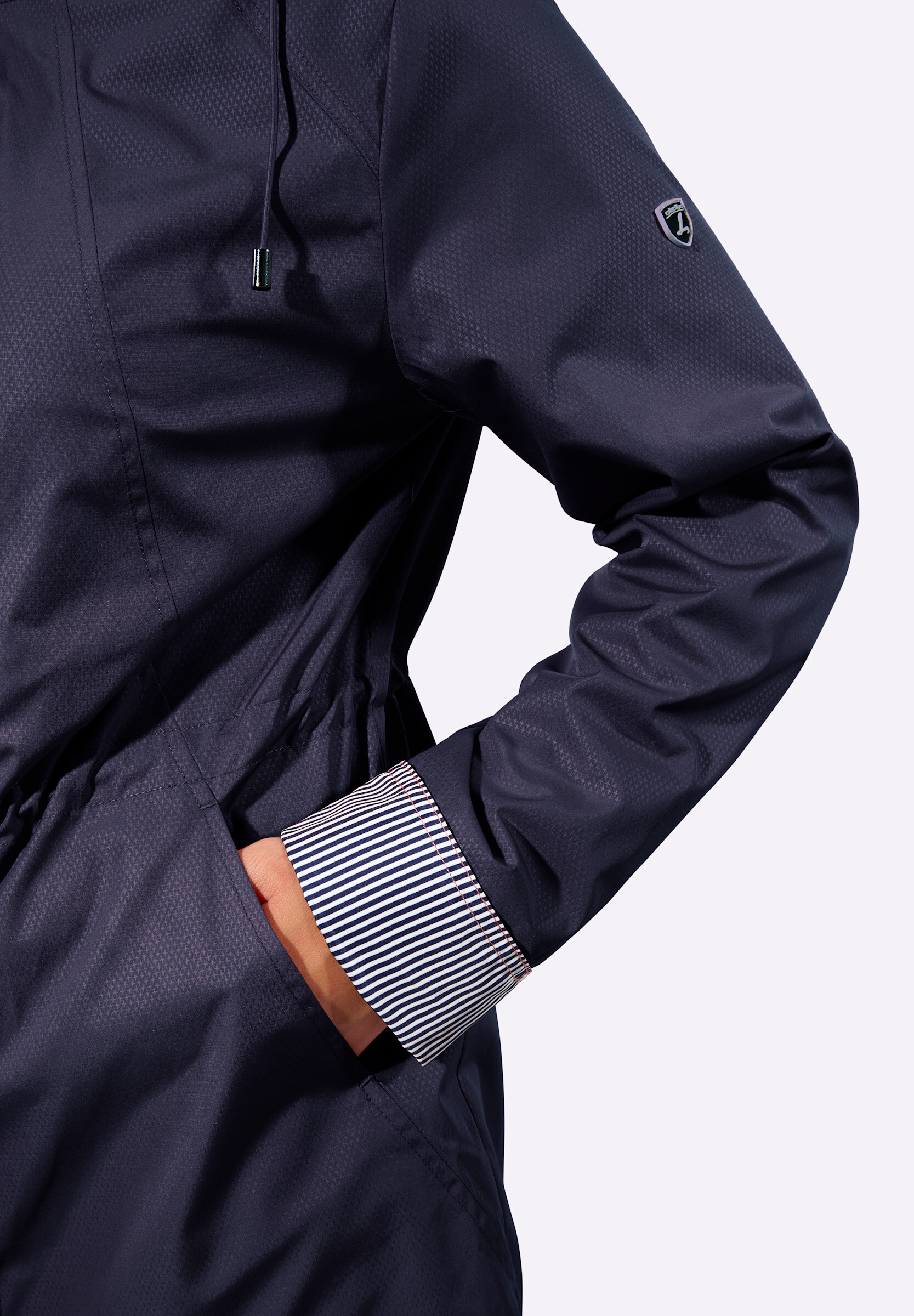 Witt Allwetterjacke »Jacke Übergangsjacke mit Streifen-Details« mit Kapuze