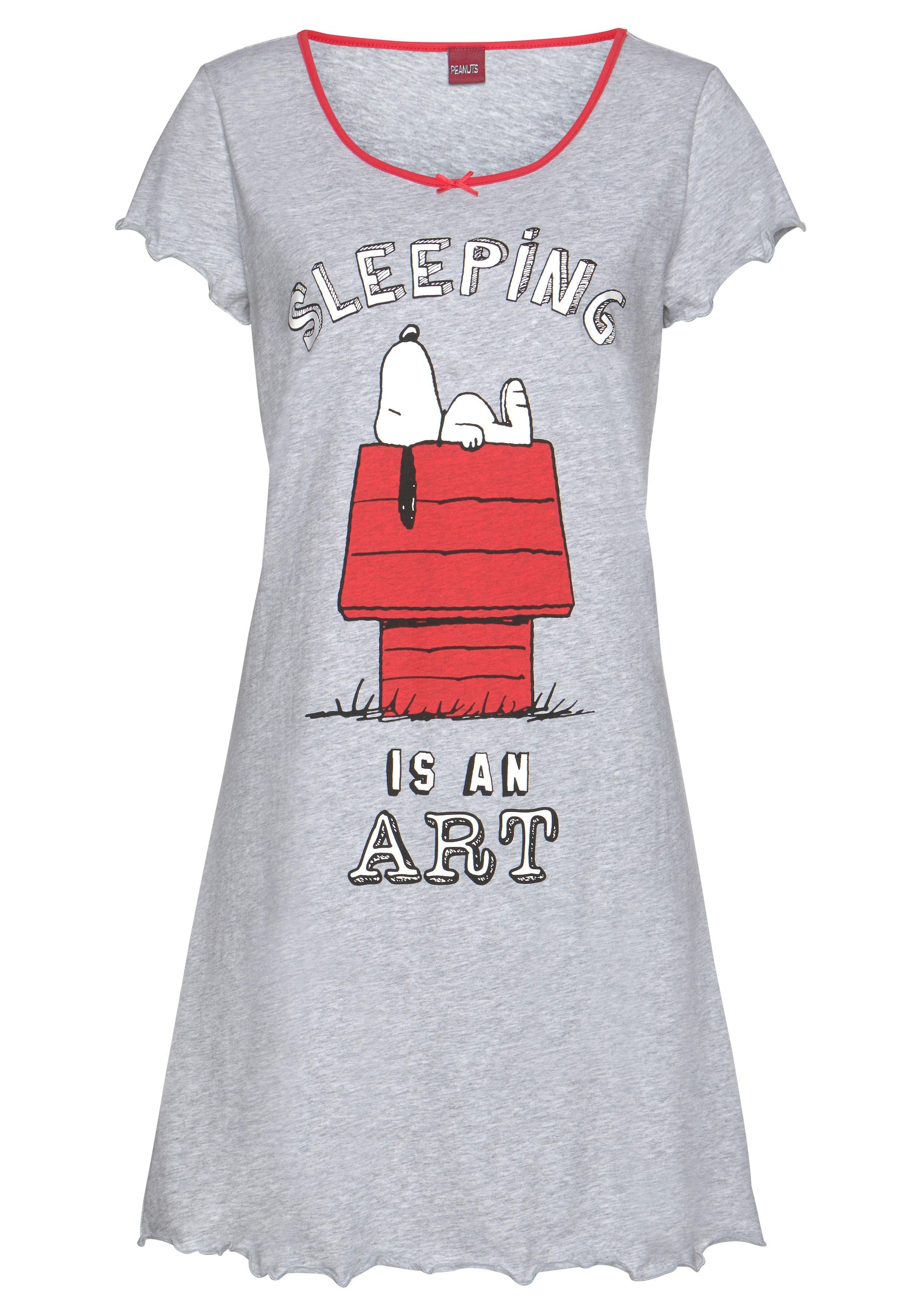 Peanuts Nachthemd, mit Snoopy-Print und kleiner Schleife im OTTO Online Shop