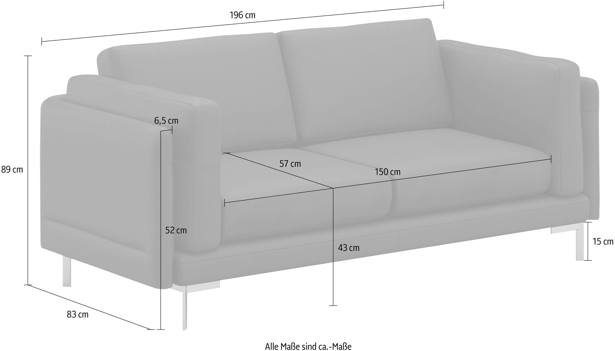 machalke® 2,5-Sitzer »vivien«