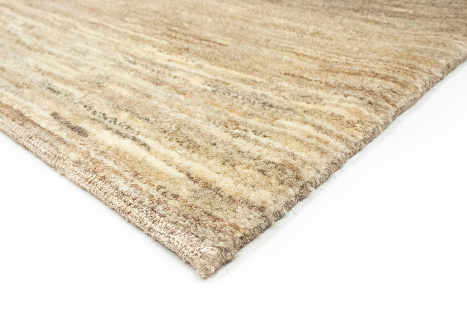 morgenland Wollteppich »Gabbeh Teppich handgeknüpft naturweiß«, rechteckig,  handgeknüpft bei OTTO
