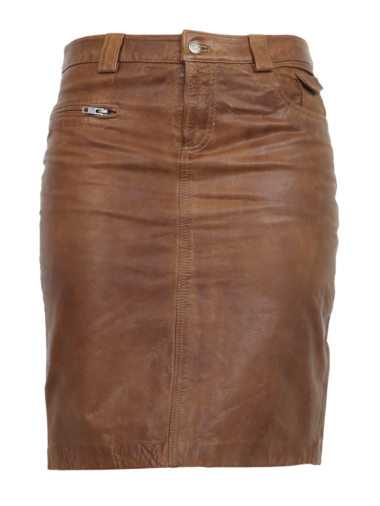 RICANO Bleistiftrock »Lederrock 0132 Skirt« Handgefertigt aus echtem Leder