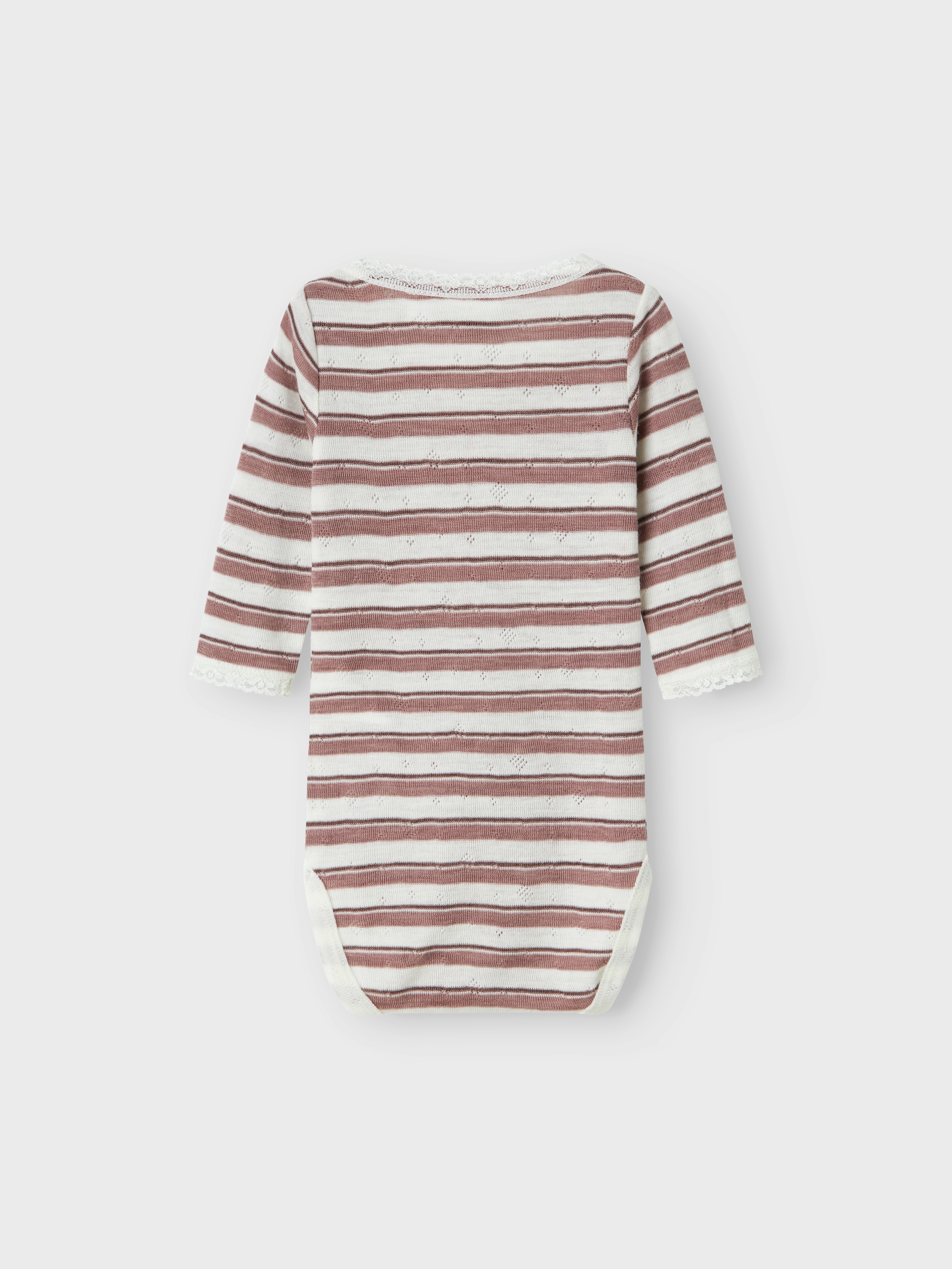 Name It Langarmbody »NBFWANG WOOL NEEDLE LS BODY NOOS«, aus reiner Merinowolle