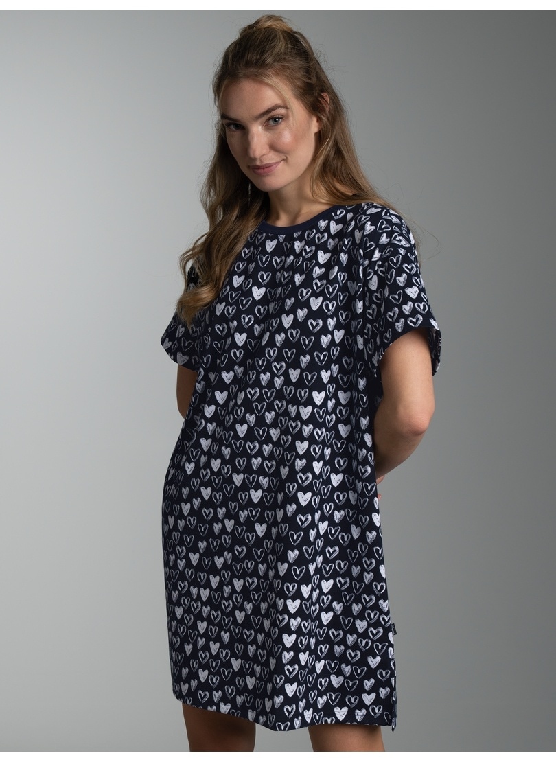 Trigema Bigshirt »TRIGEMA Bigshirt mit Allover Herz Print« 1