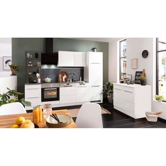 HELD MÖBEL Küchenzeile »Brindisi«, mit E-Geräten, Breite 280 cm kaufen  online bei OTTO