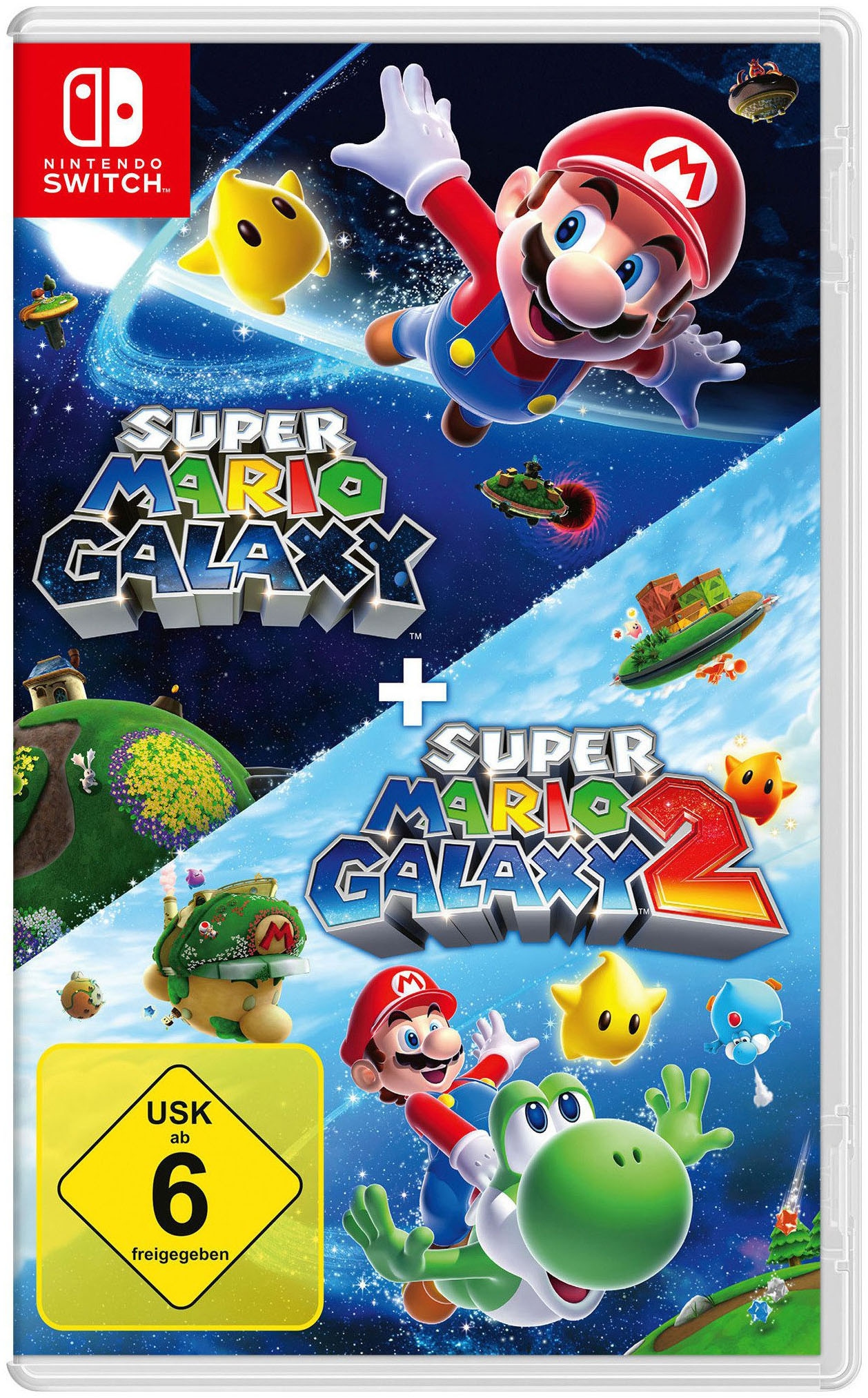 Nintendo Switch Konsolen-Set »Switch + Super Mario Galaxy + Super Mario Galaxy 2« 32 GB