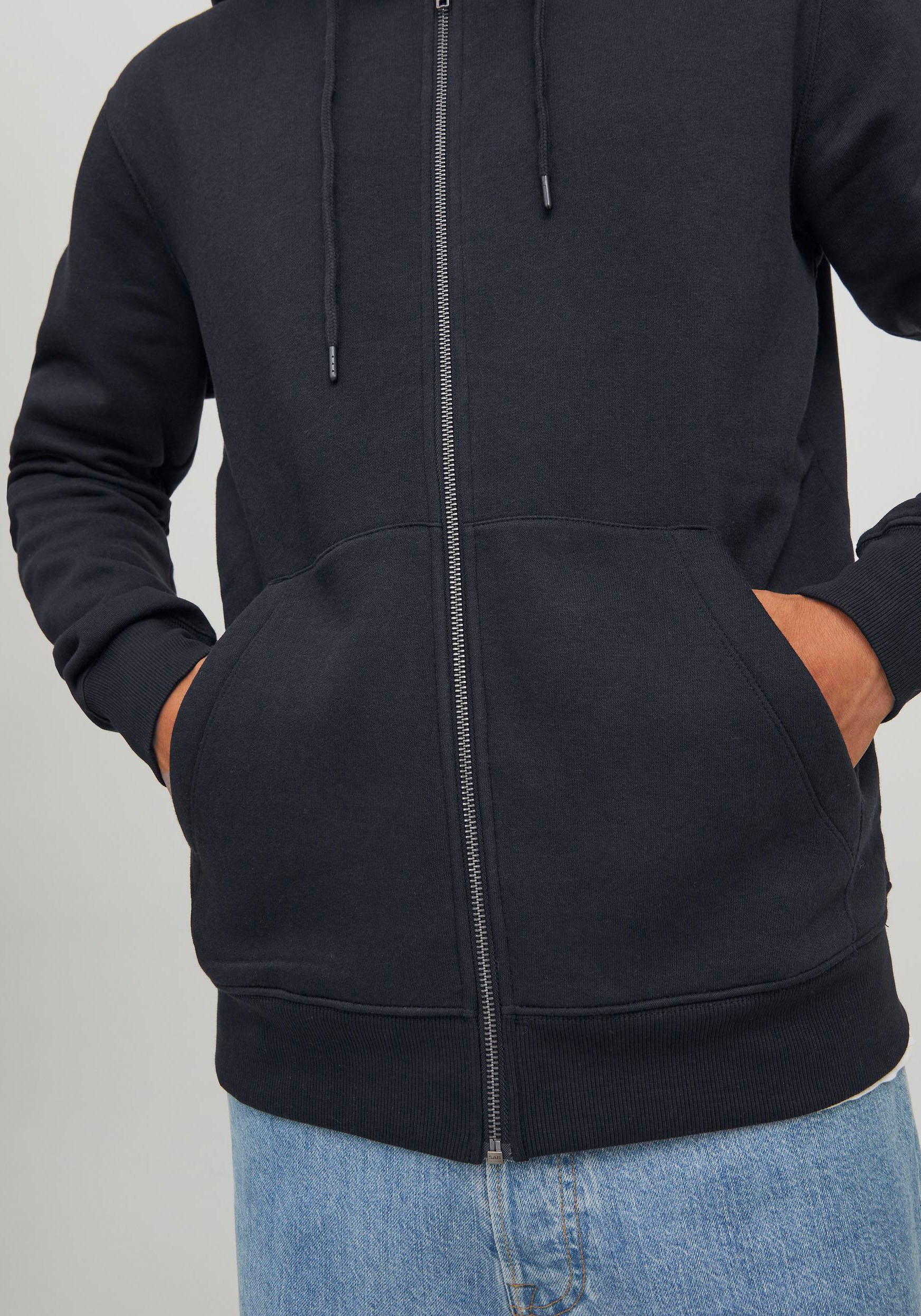 Jack & Jones Kapuzensweatjacke »STAR BASIC SWEAT ZIP HOOD«
