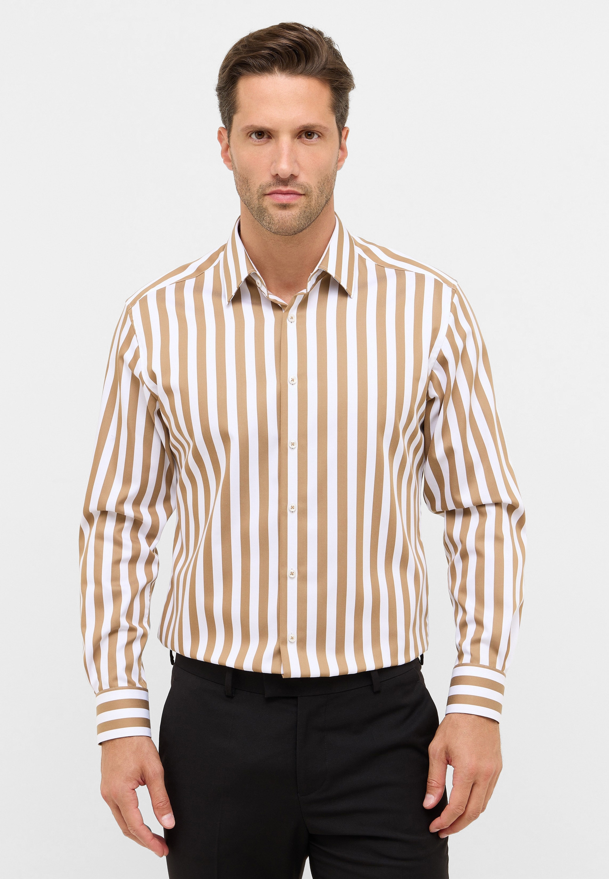 Eterna Langarmhemd »MODERN FIT« NON IRON (bügelfrei)