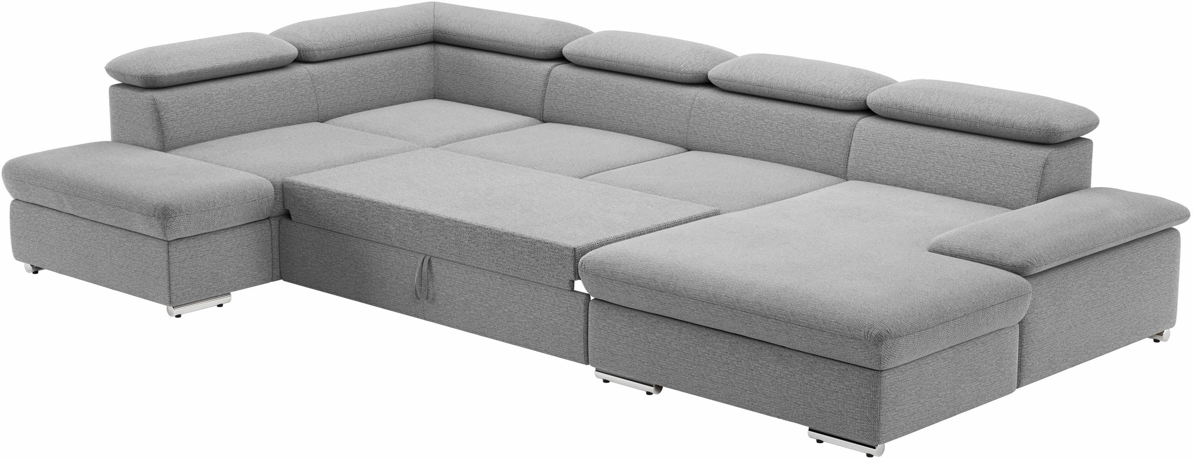 sit&more Wohnlandschaft »Valantine U-Form«, inkl. Kopf- und Armteilverstellung, wahlweise mit Bettfunktion