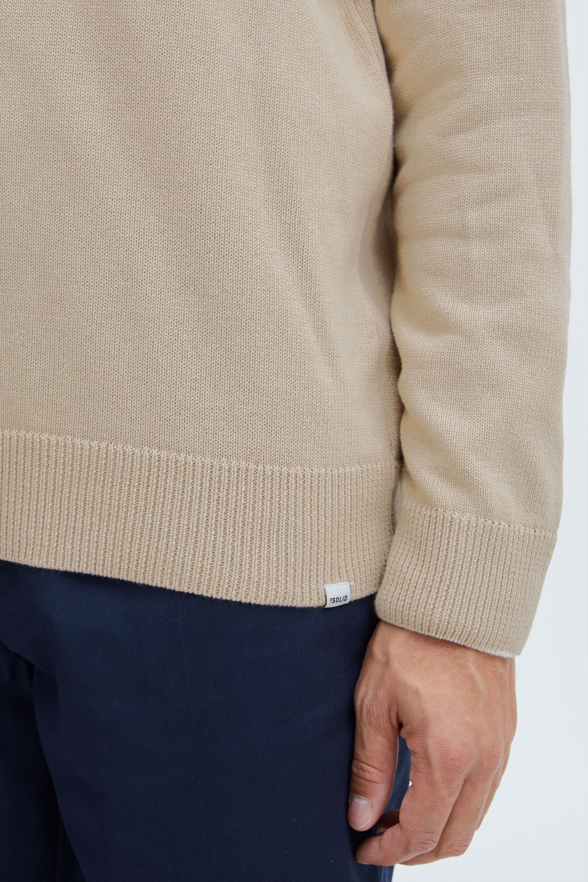 !Solid Strickfleece-Pullover »Strickpullover SDDurant«
