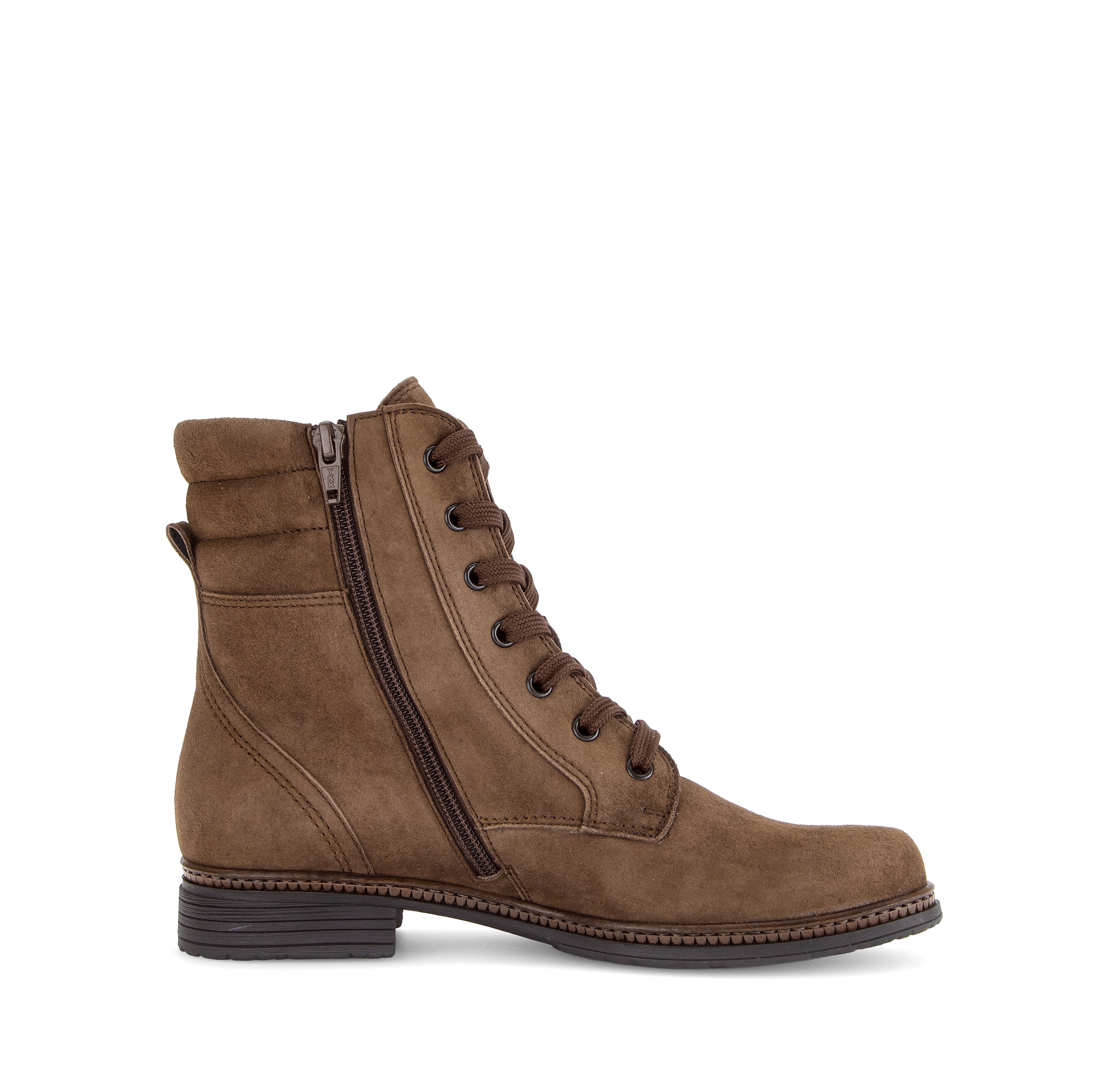 Gabor Schnürstiefelette  Blockabsatz, Schnürboots mit gepolstertem Schaftrand