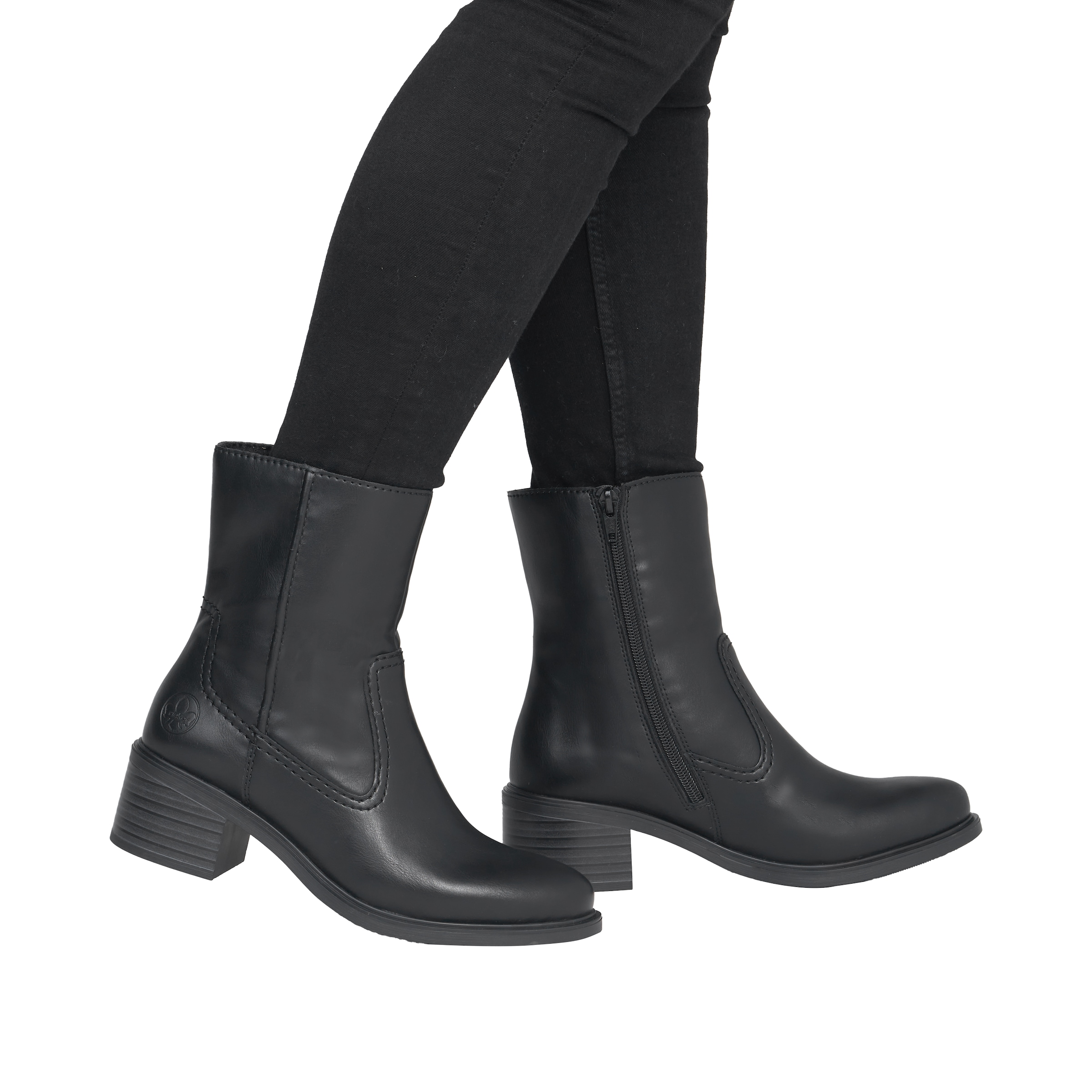 Rieker Stiefelette  Boots, Klassik-Stiefelette mit Blockabsatz