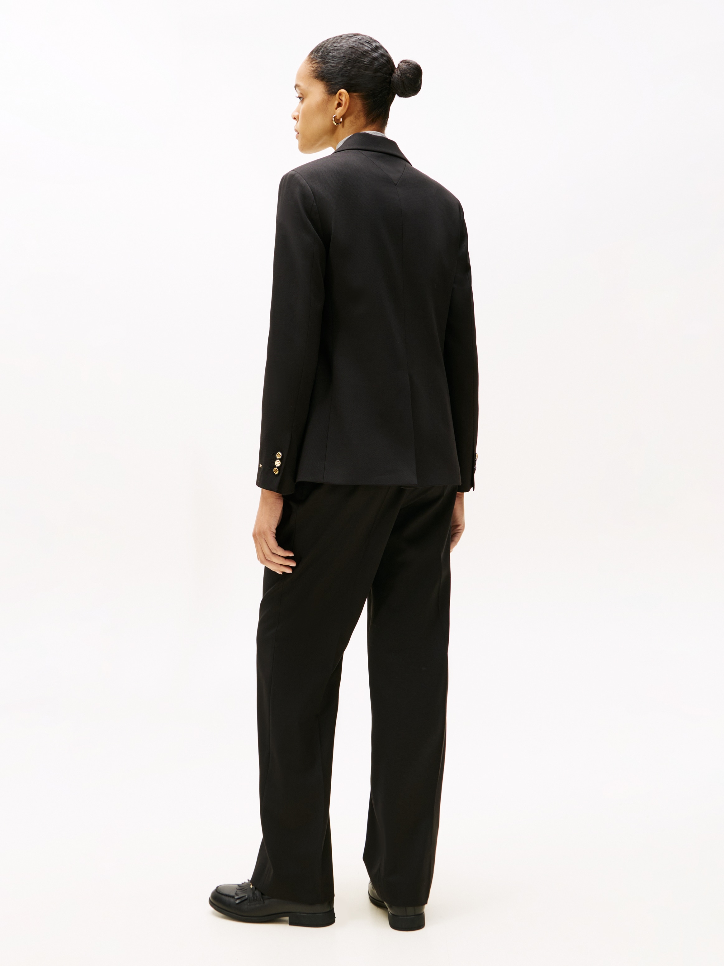 Tommy Hilfiger Longblazer »TIMELESS WOOL REG STRT SB BLAZER« mit Wolle