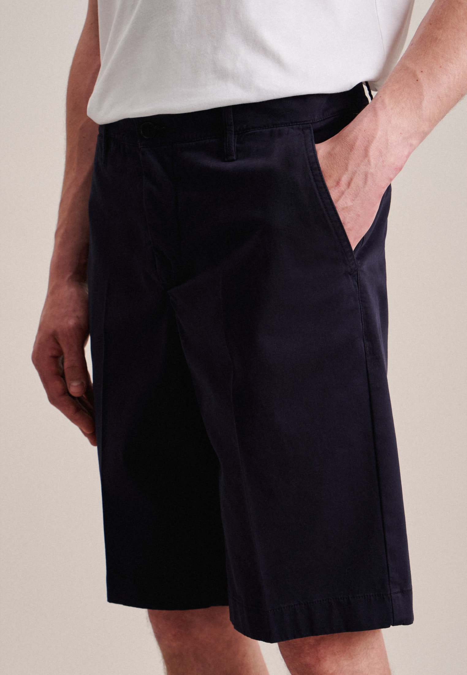 seidensticker Chinoshorts »Schwarze Rose«