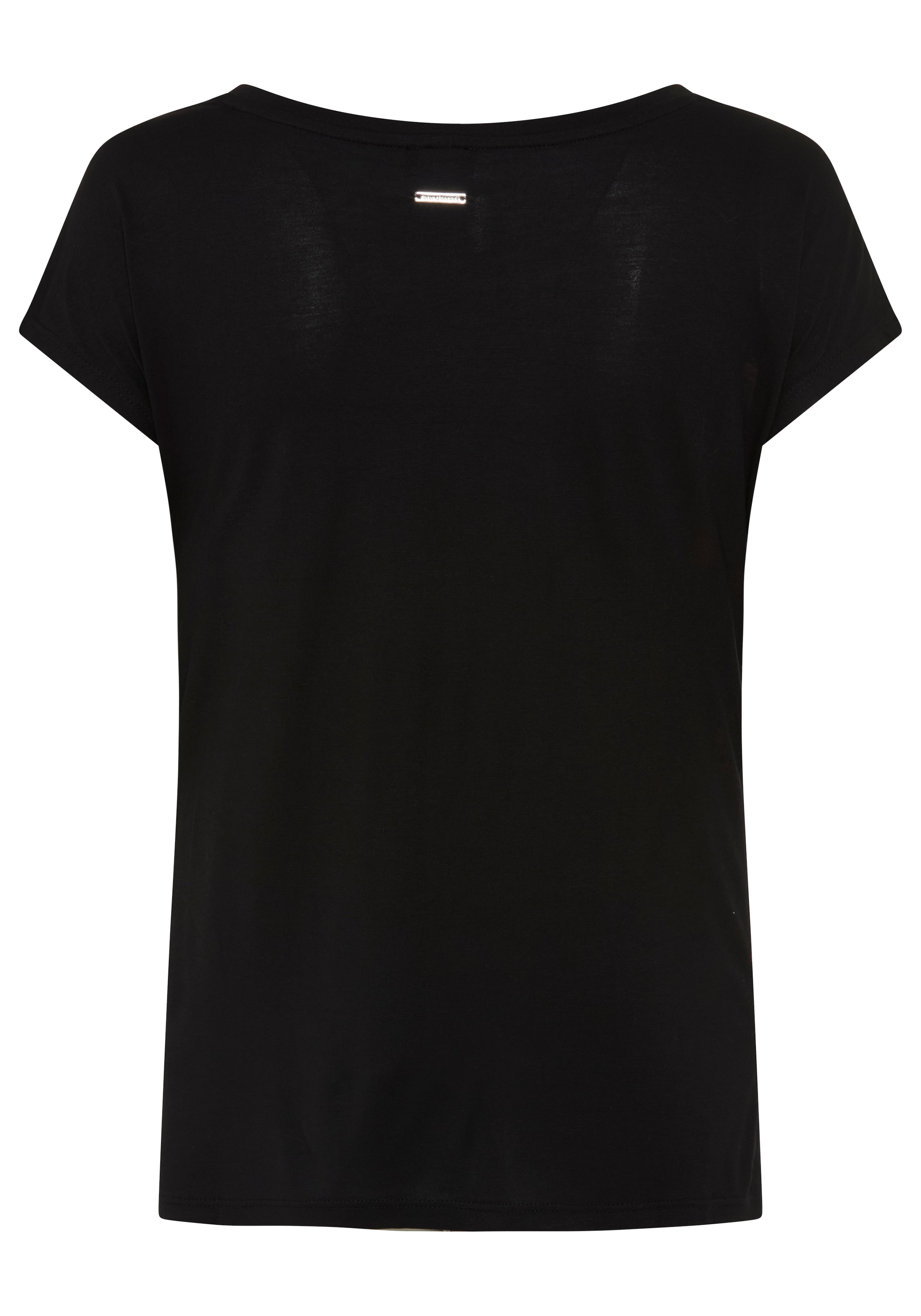 Bruno Banani Shirtbluse mit elegantem Druck im Vorderteil