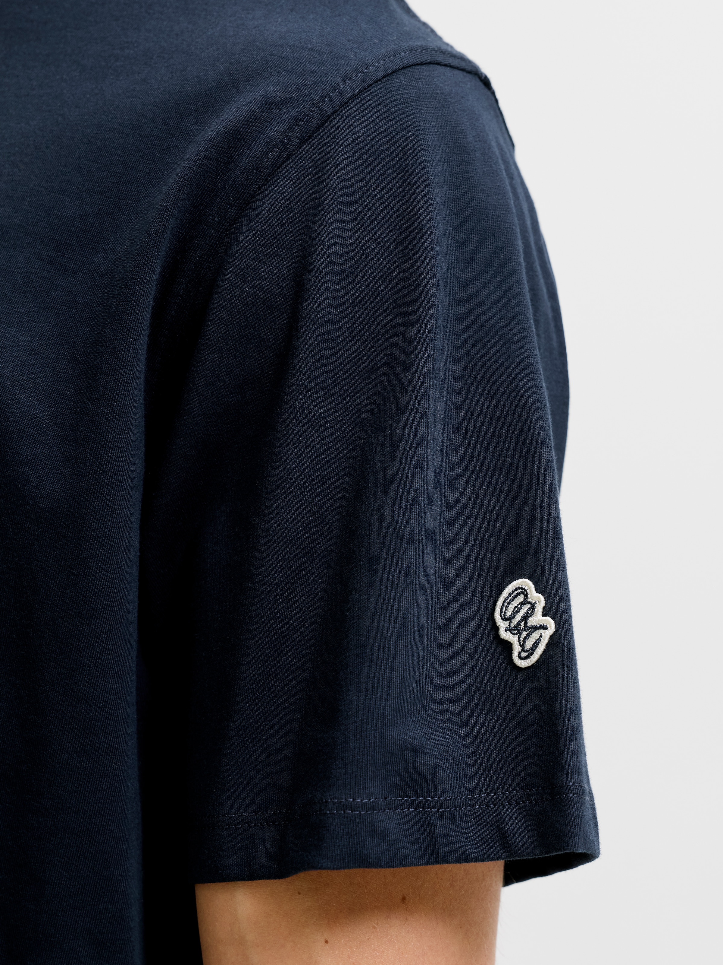 Jack & Jones Rundhalsshirt »JORFREDERIKSBERG BOLD BRANDING TEE SS CN« Baumwolle, regular fit