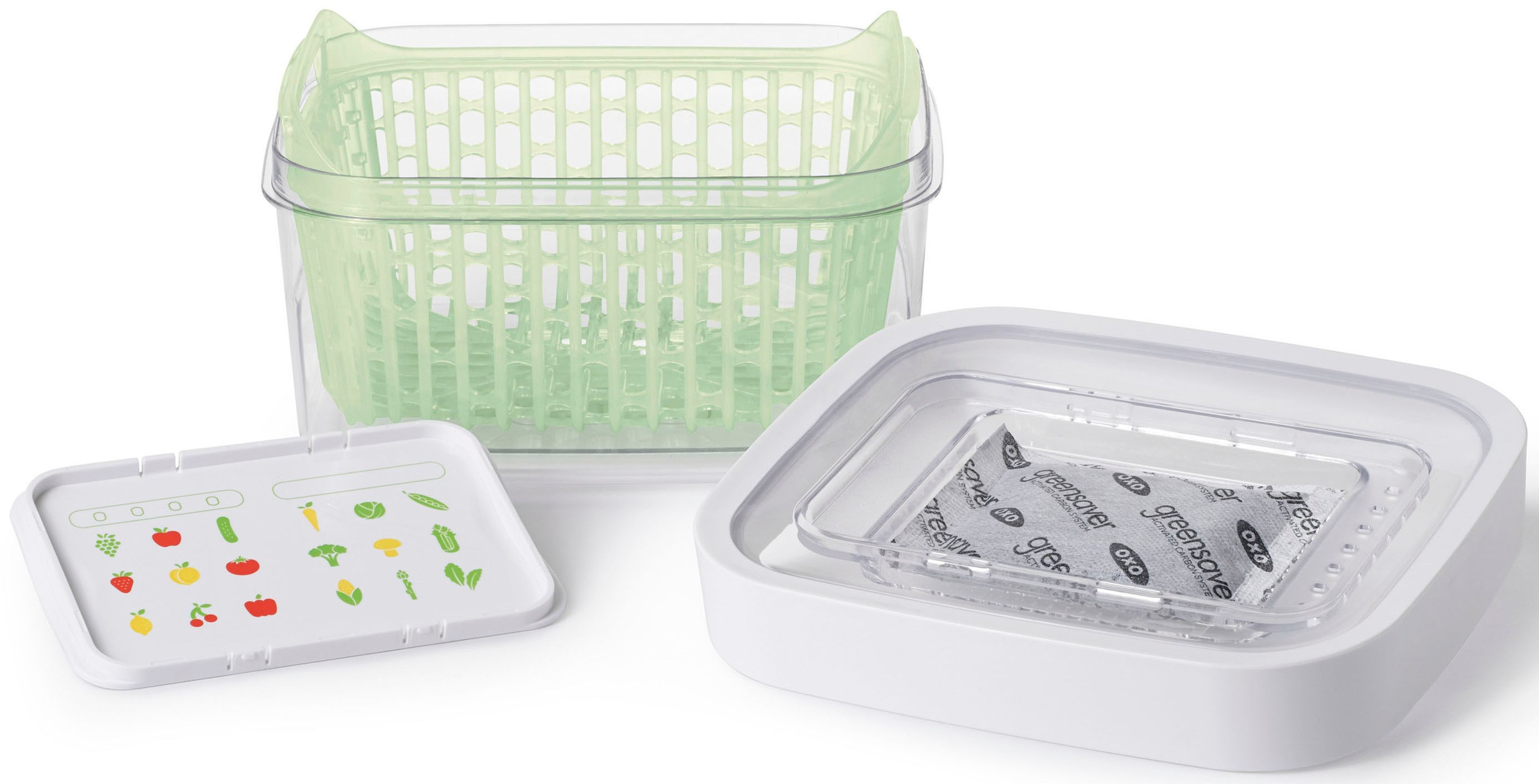 OXO Good Grips Ersatzfilter Set, 4 Stk. tlg. Aktivkohlefilter, Nachfüllpack, 4-teilig