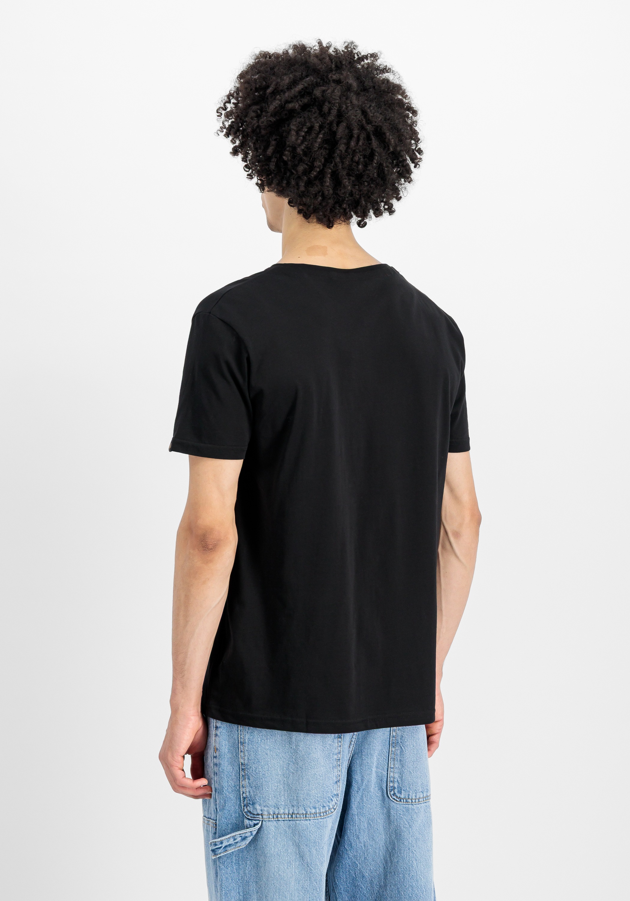 Alpha Industries T-Shirt »Alpha Industries Men - T-Shirts Basic T-Shirt BL V-Neck«