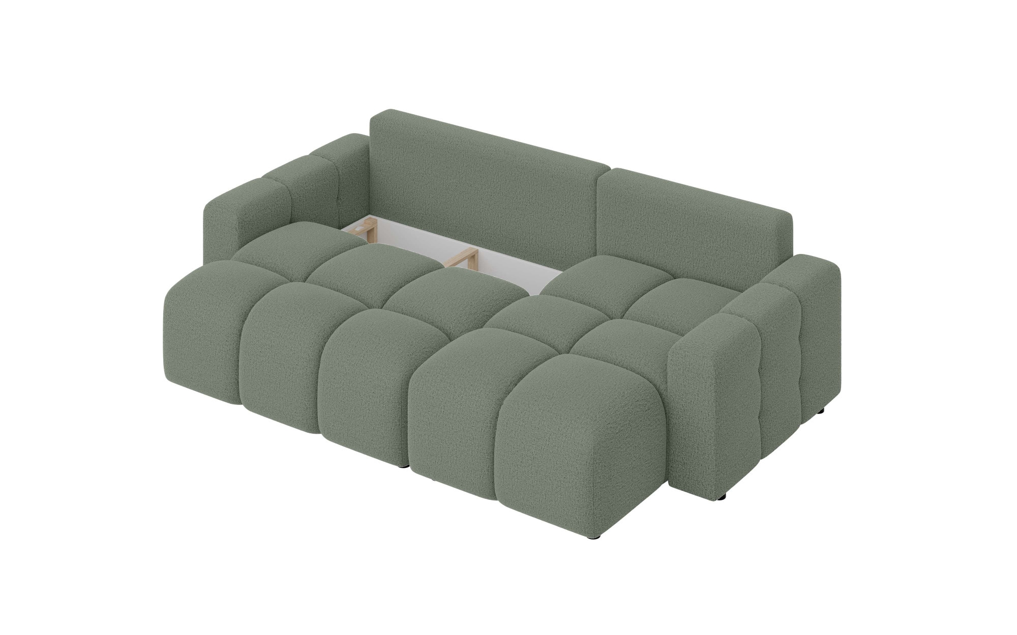 INOSIGN Ecksofa »FELICI, Schlafsofa 233cm, L-Form mit Recamiere beidseitig montierbar«, Designsofa mit Bettfunktion und Bettkasten, Maße B/T/H: 233/142/88 cm